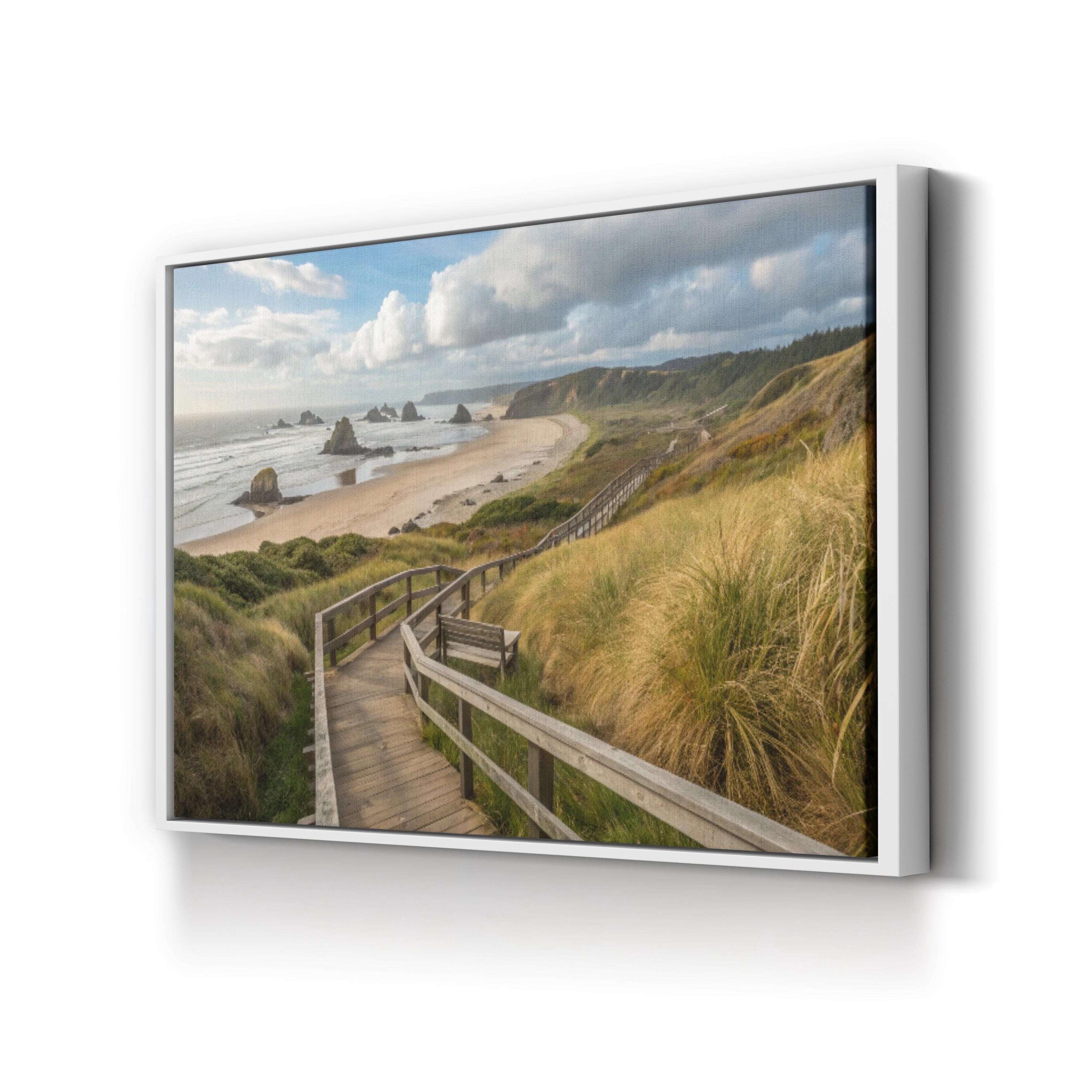 Bandon Beach Canvas Print — Coastal Landscape Photography Wall Art