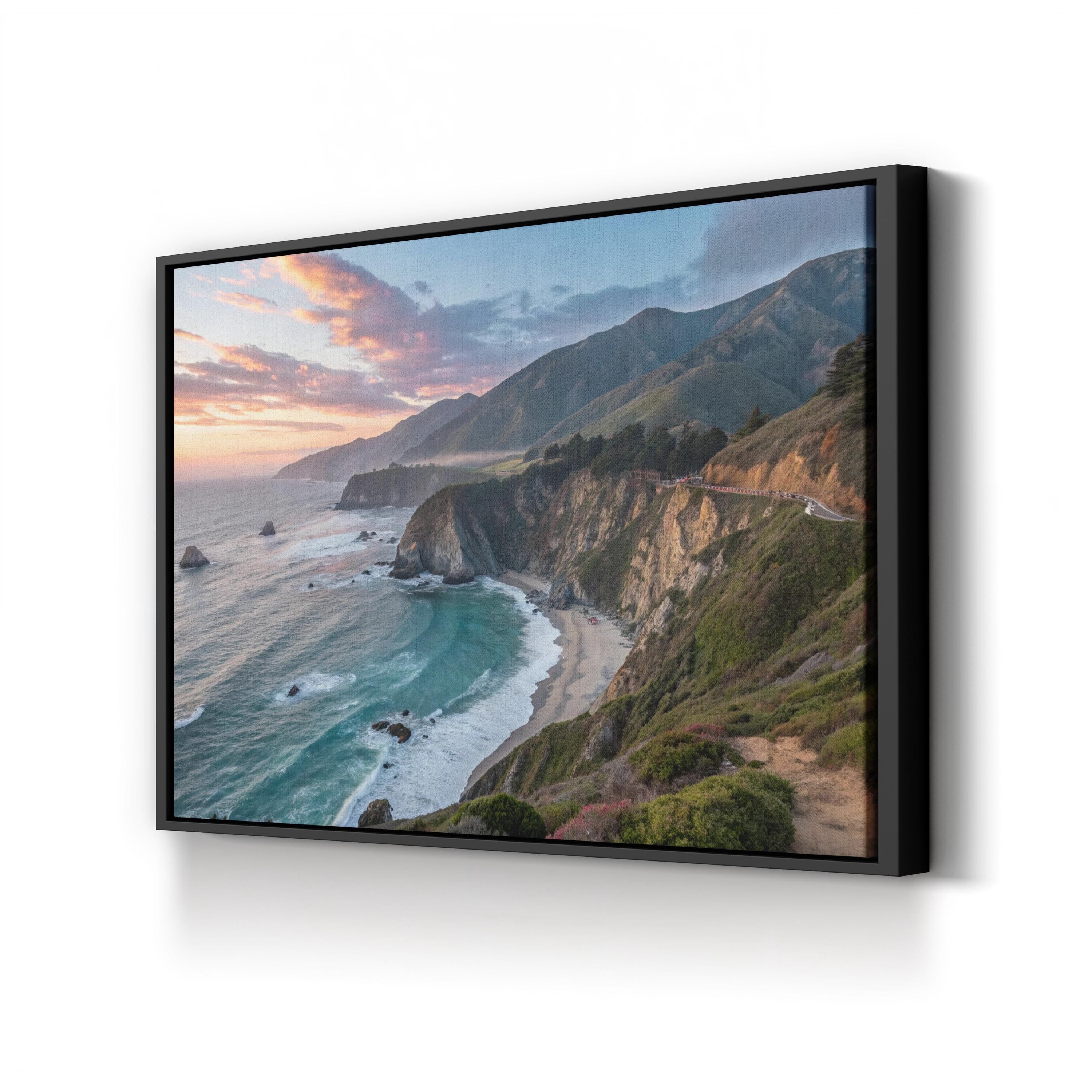 Big Sur, California — Pacific Coast Sunset Canvas Wall Art