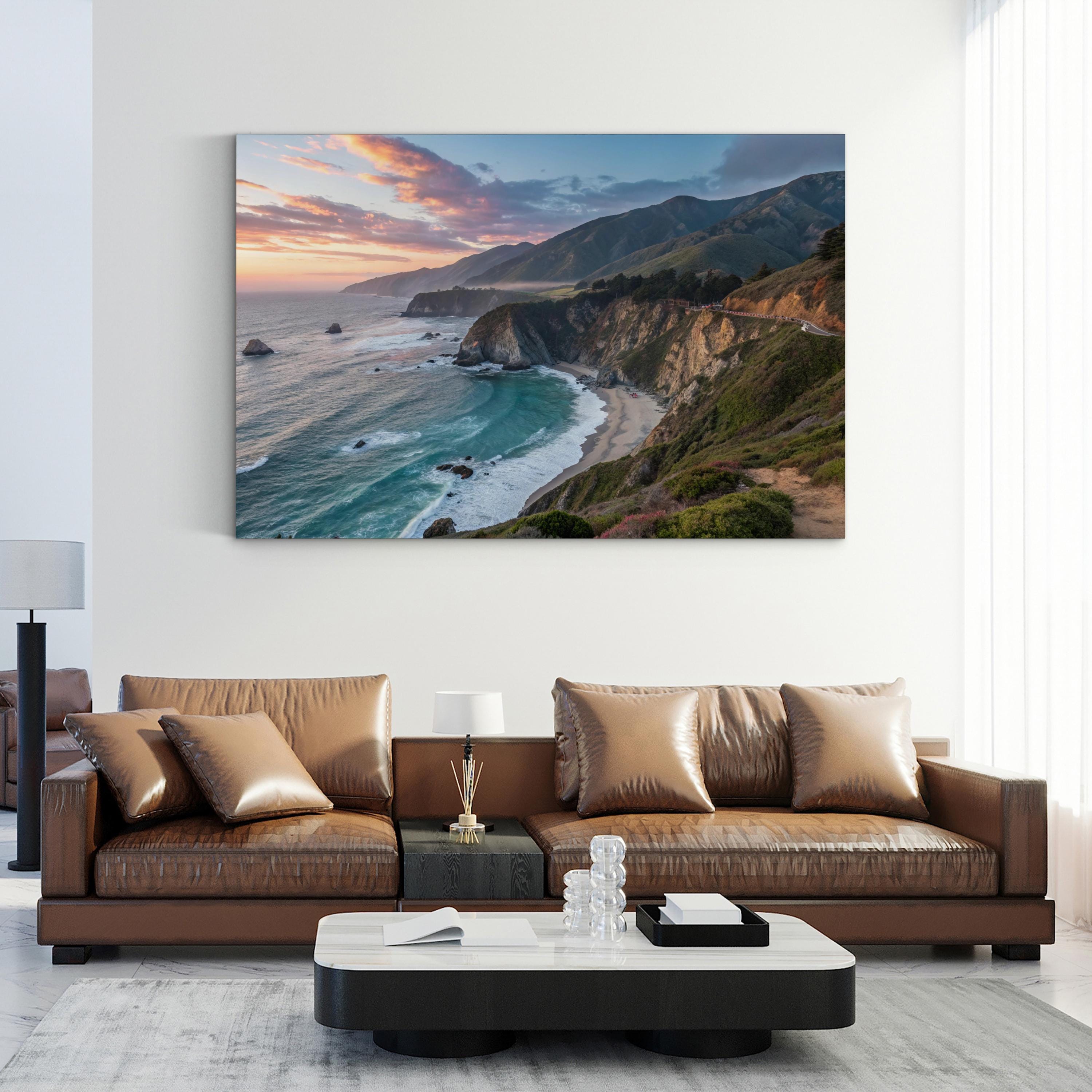 Big Sur, California — Pacific Coast Sunset Canvas Wall Art