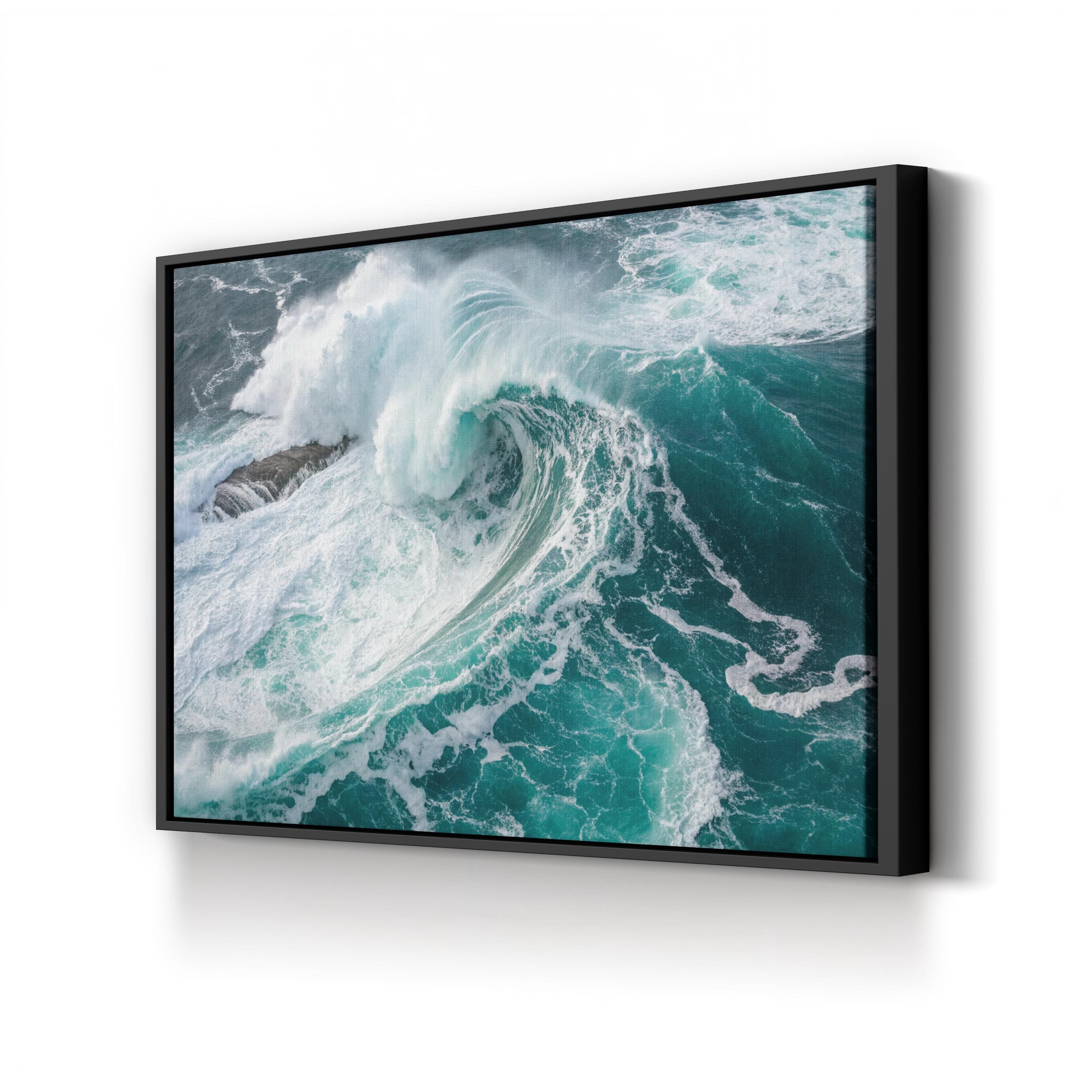 Blue Ocean Wave Art: Pacific Ocean Coastal Photography