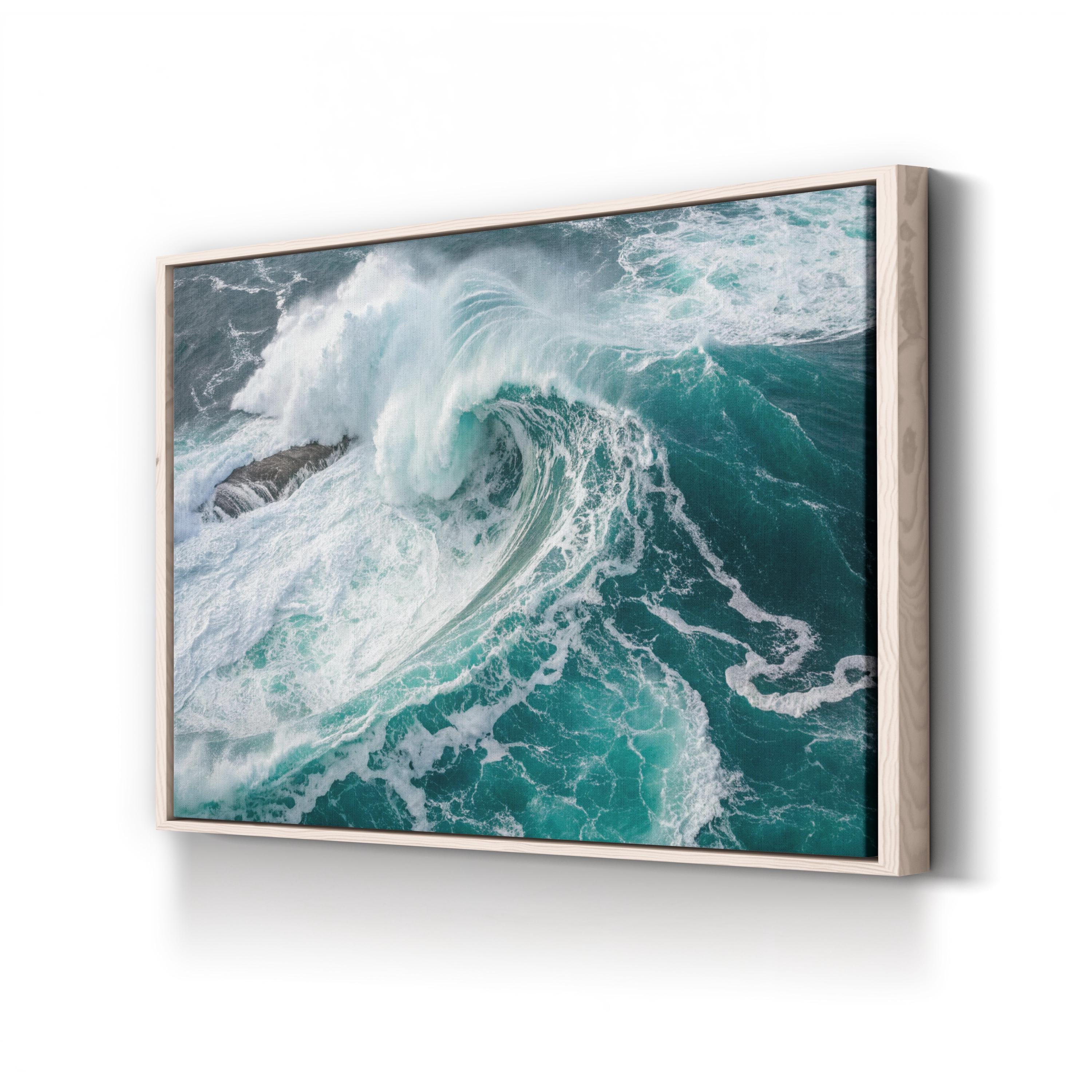 Blue Ocean Wave Art: Pacific Ocean Coastal Photography
