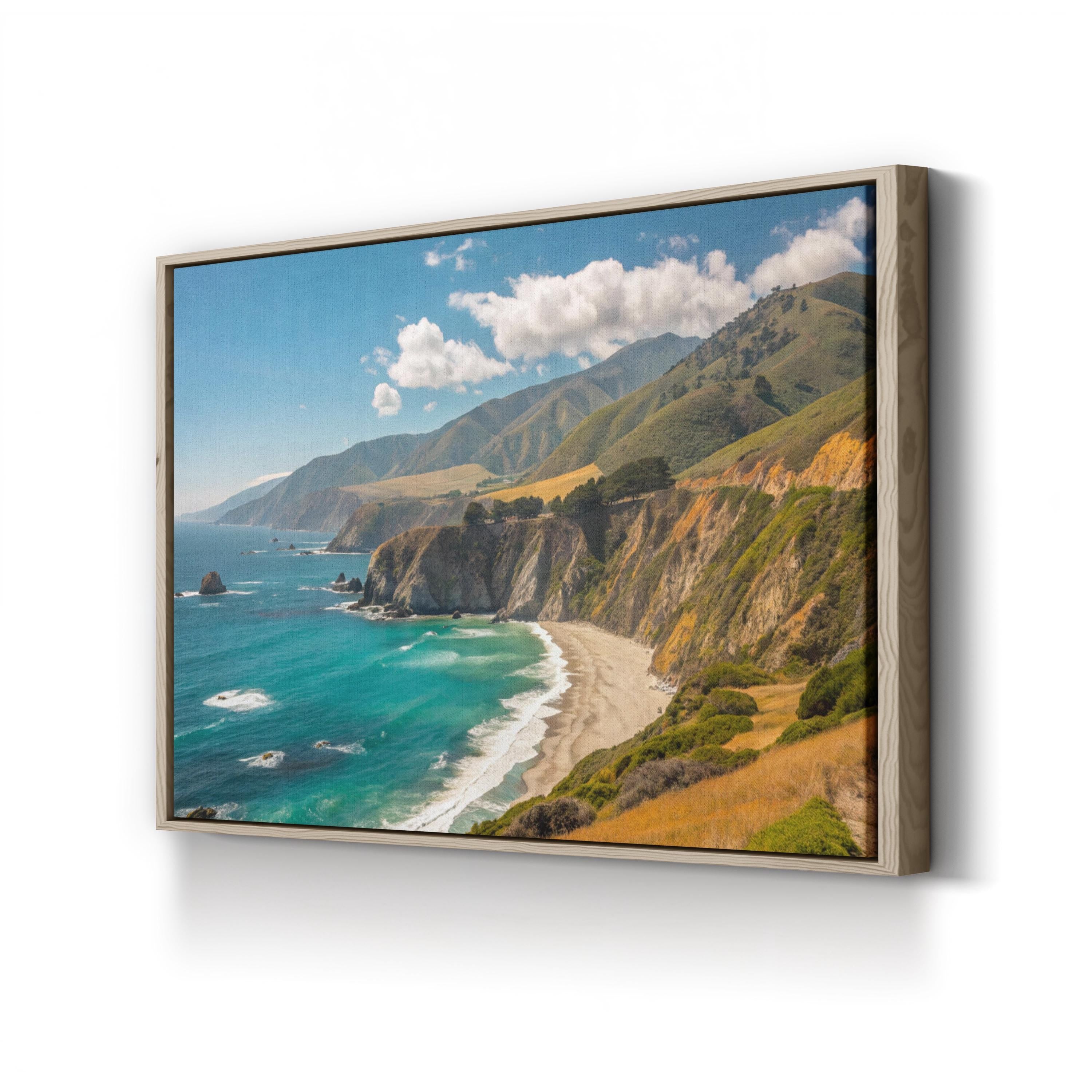 Big Sur, California Coast — Coastal Landscape Canvas Wall Art