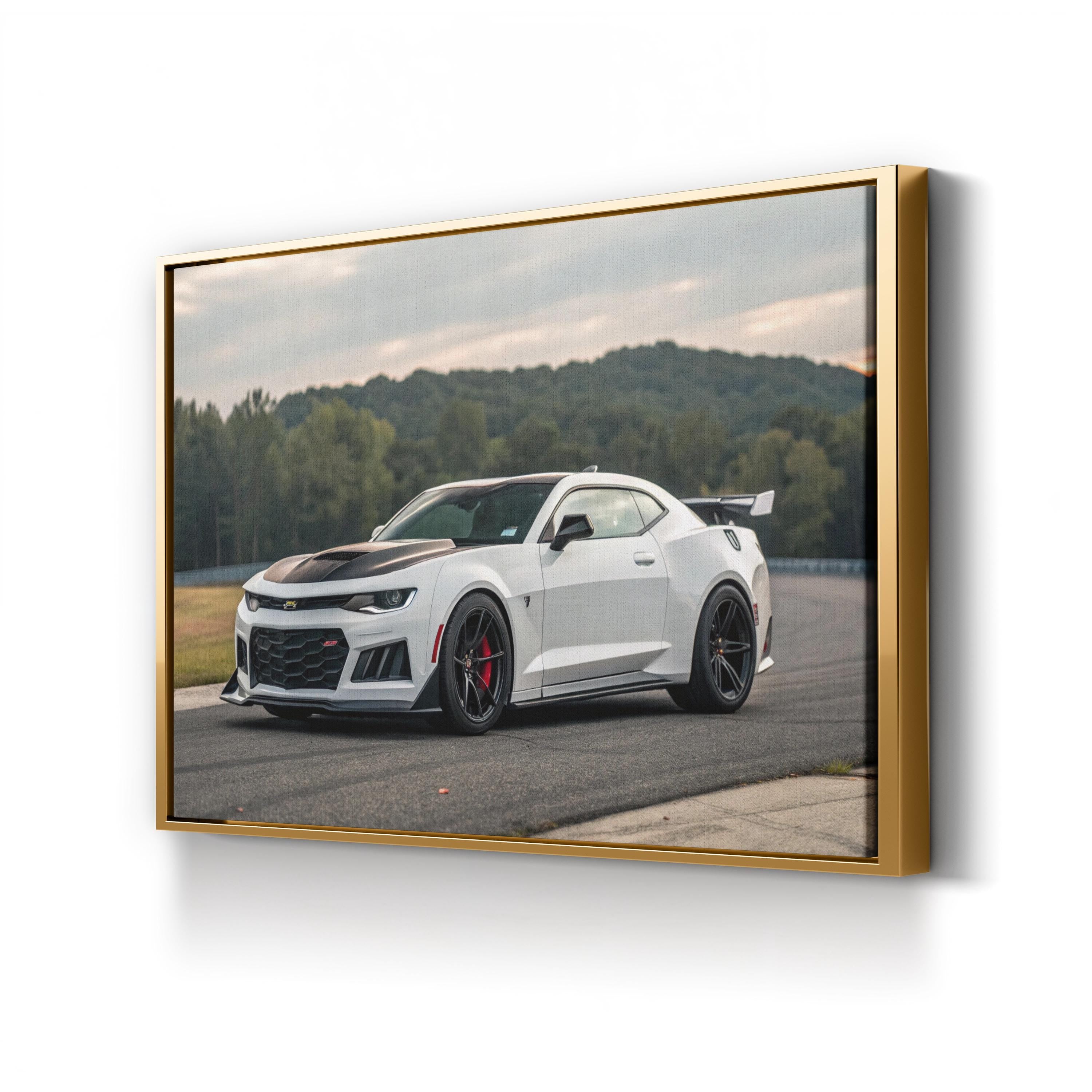 Chevrolet Camaro ZL1 Wall Art — Contemporary American Muscle Car Canvas Print