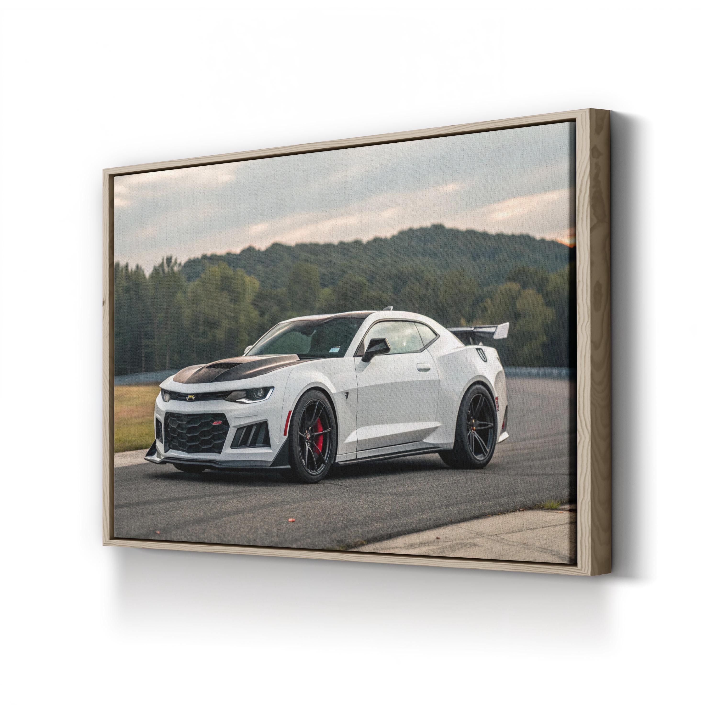 Chevrolet Camaro ZL1 Wall Art — Contemporary American Muscle Car Canvas Print