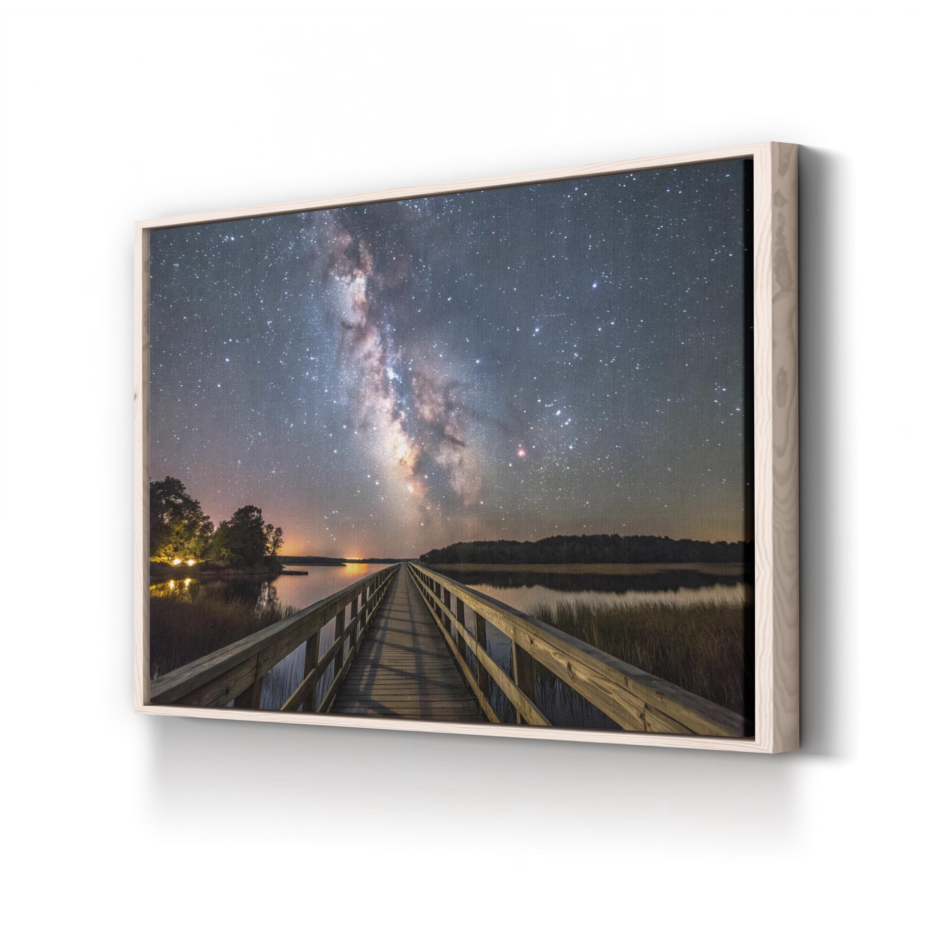 Deep Space Nebula – Vintage Photography Wall Art | Cosmic Astronomy Canvas Print