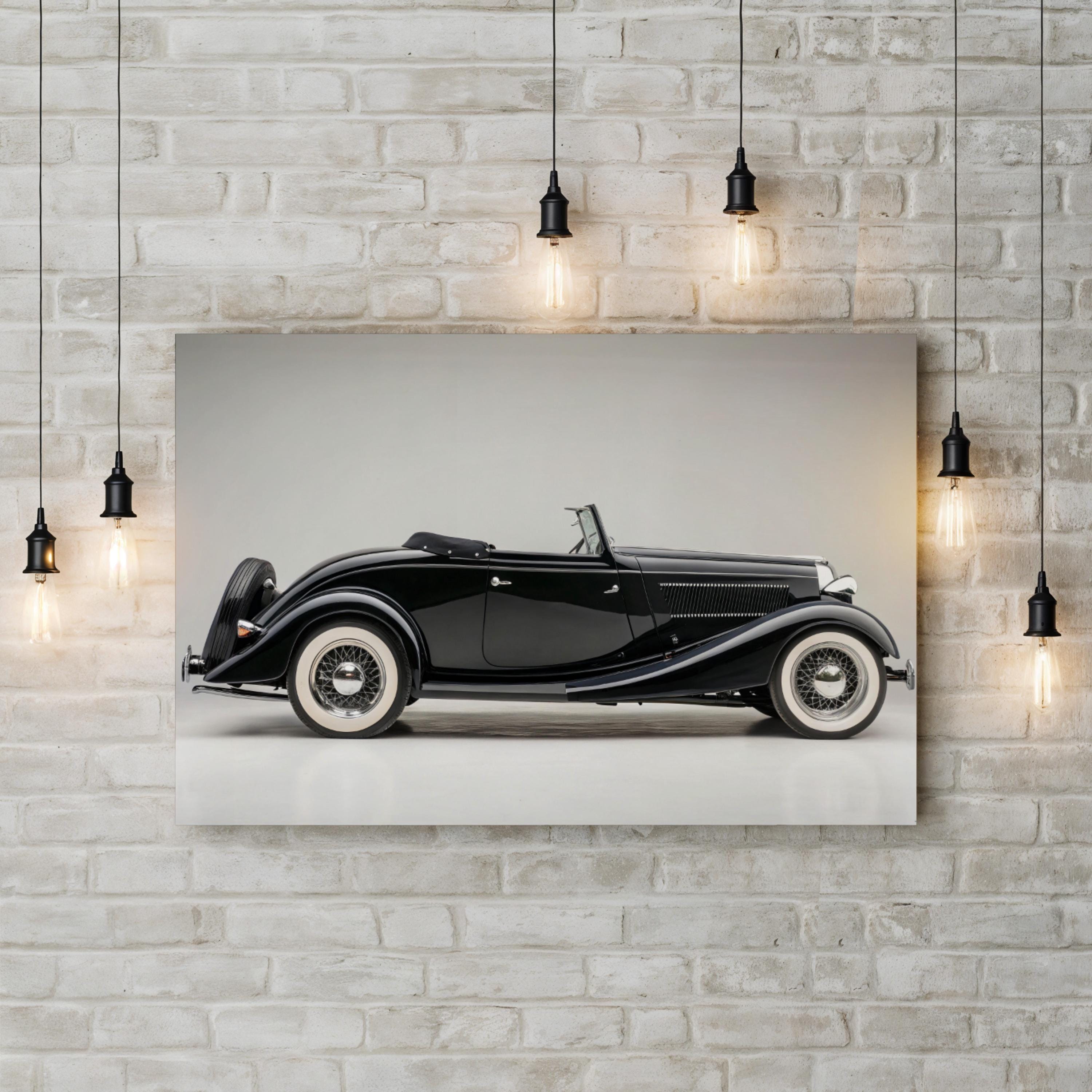 Edsel Ford Model 40 Speedster, 1934 – Vintage Photography Wall Art | Classic Automotive Canvas Print