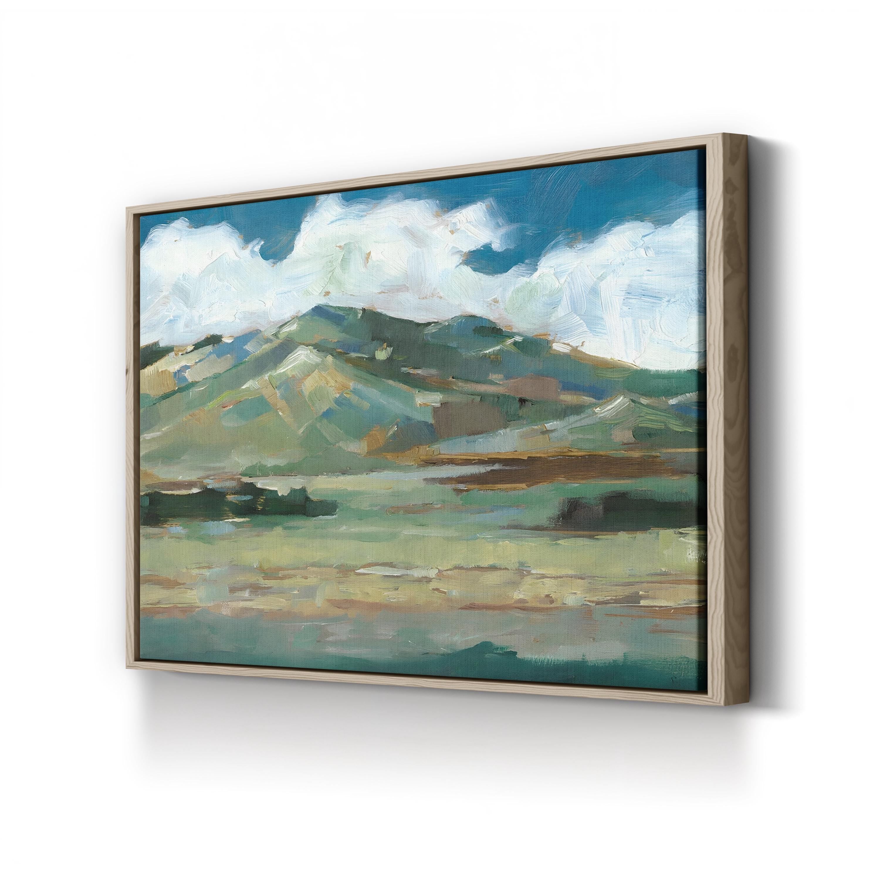 Western Sky Rolling Hills – Period Illustration Wall Art | Serene Landscape Canvas Print