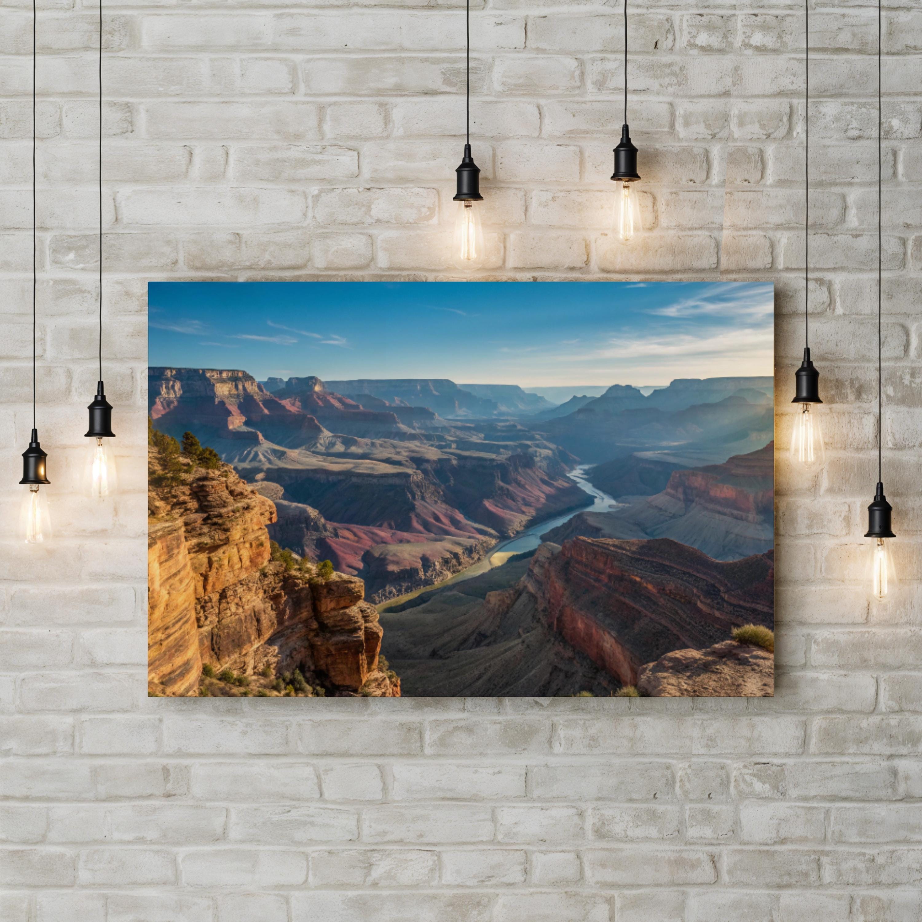 Grand Canyon Desert Landscape – Vintage Photography Wall Art | National Park Canvas Print