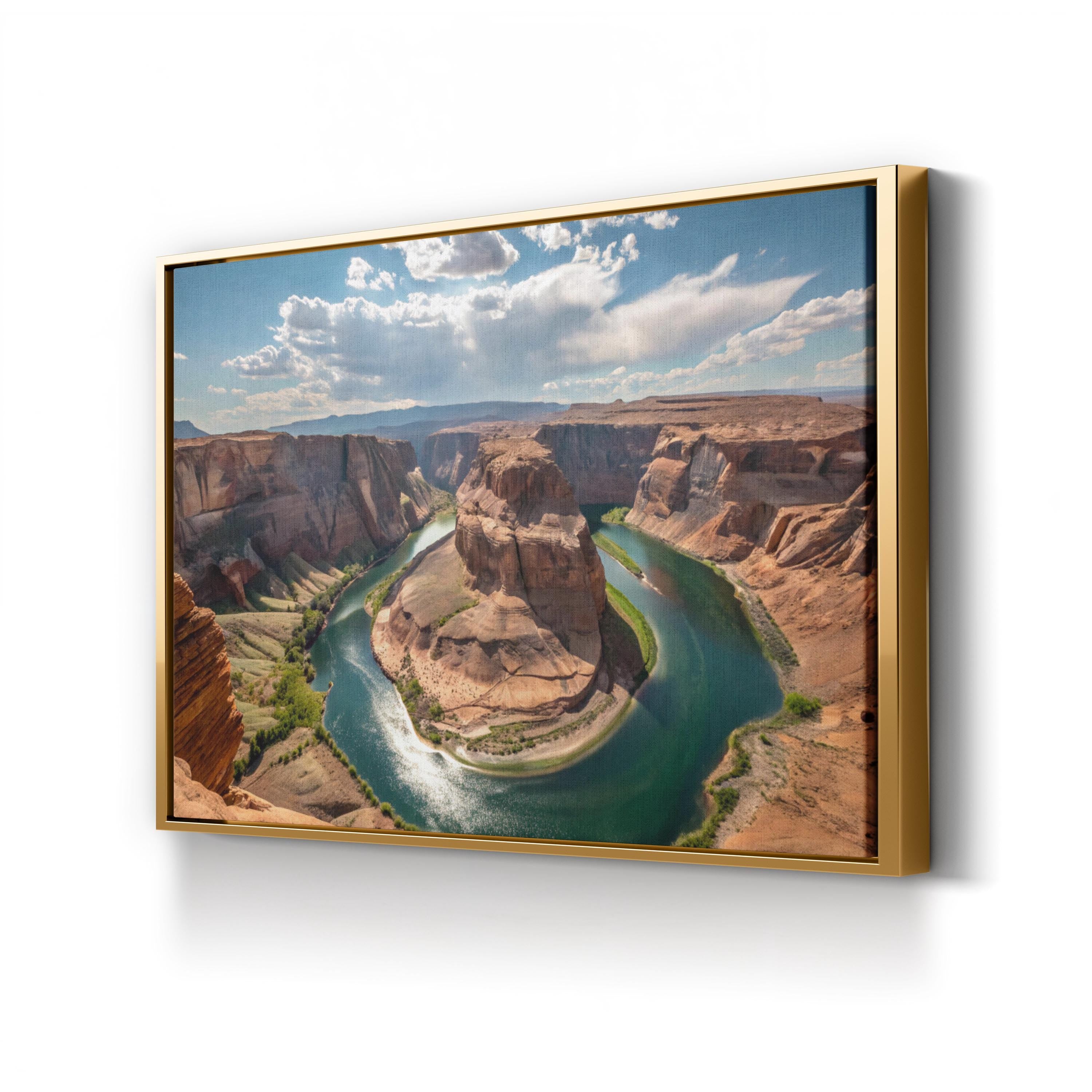 Grand Canyon Colorado River – Vintage Photography Wall Art | National Park Canvas Print