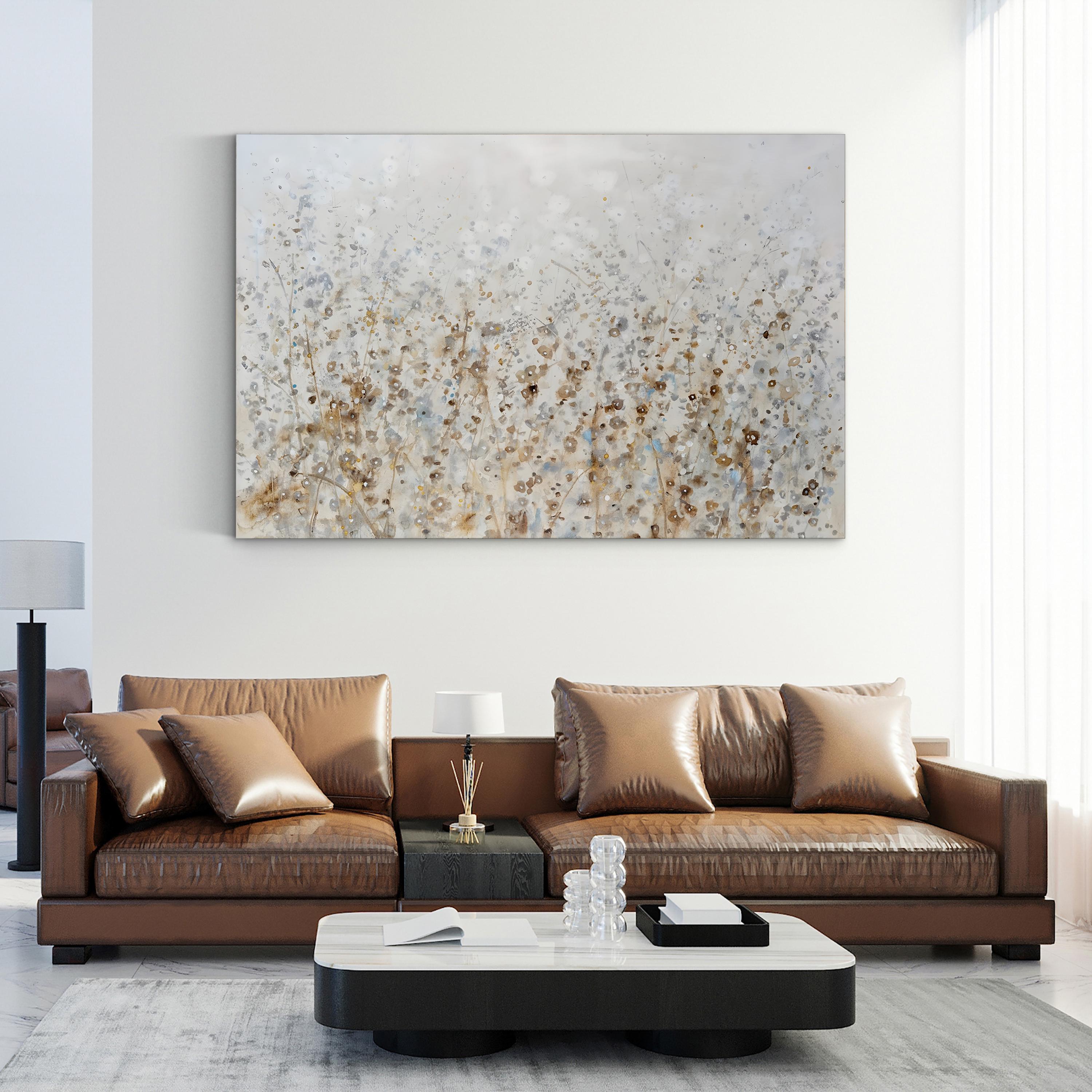 Rustic Wildflower Bloom – Period Illustration Wall Art | Elegant Floral Canvas Print