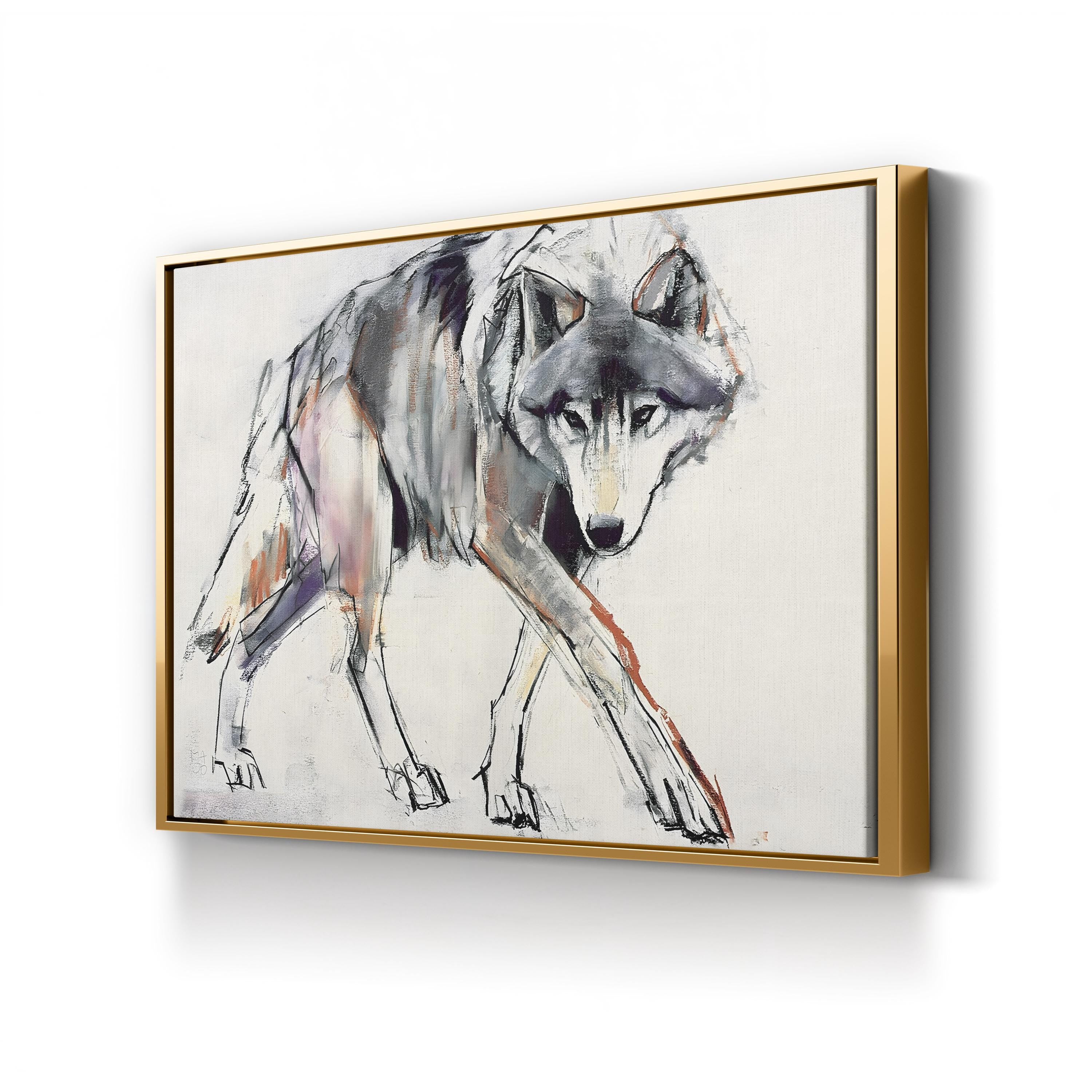 Wolf Wall Art by Mark Adlington