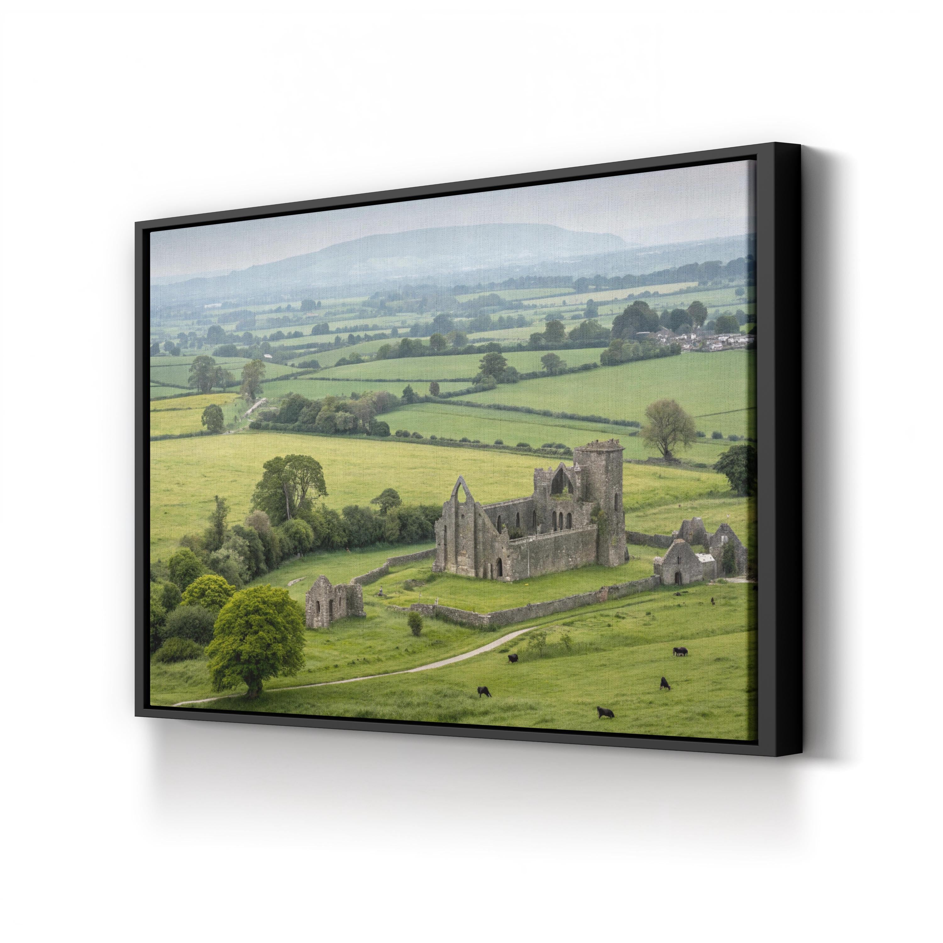 Hore Abbey Ireland Medieval Ruins – Vintage Photography Wall Art | Landscape Canvas Print