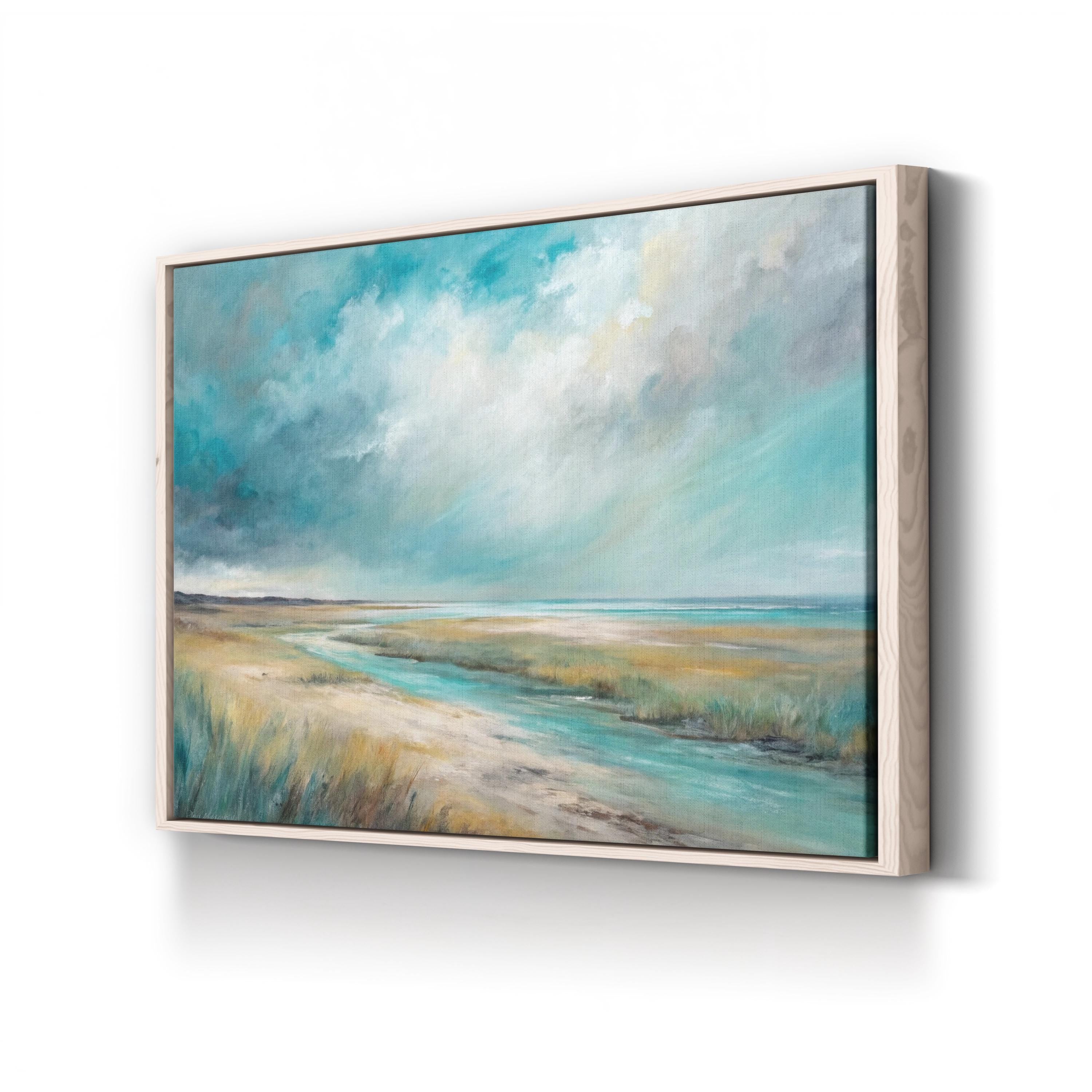 Abstract Ocean Landscape: California Coast Contemporary Coastal Art