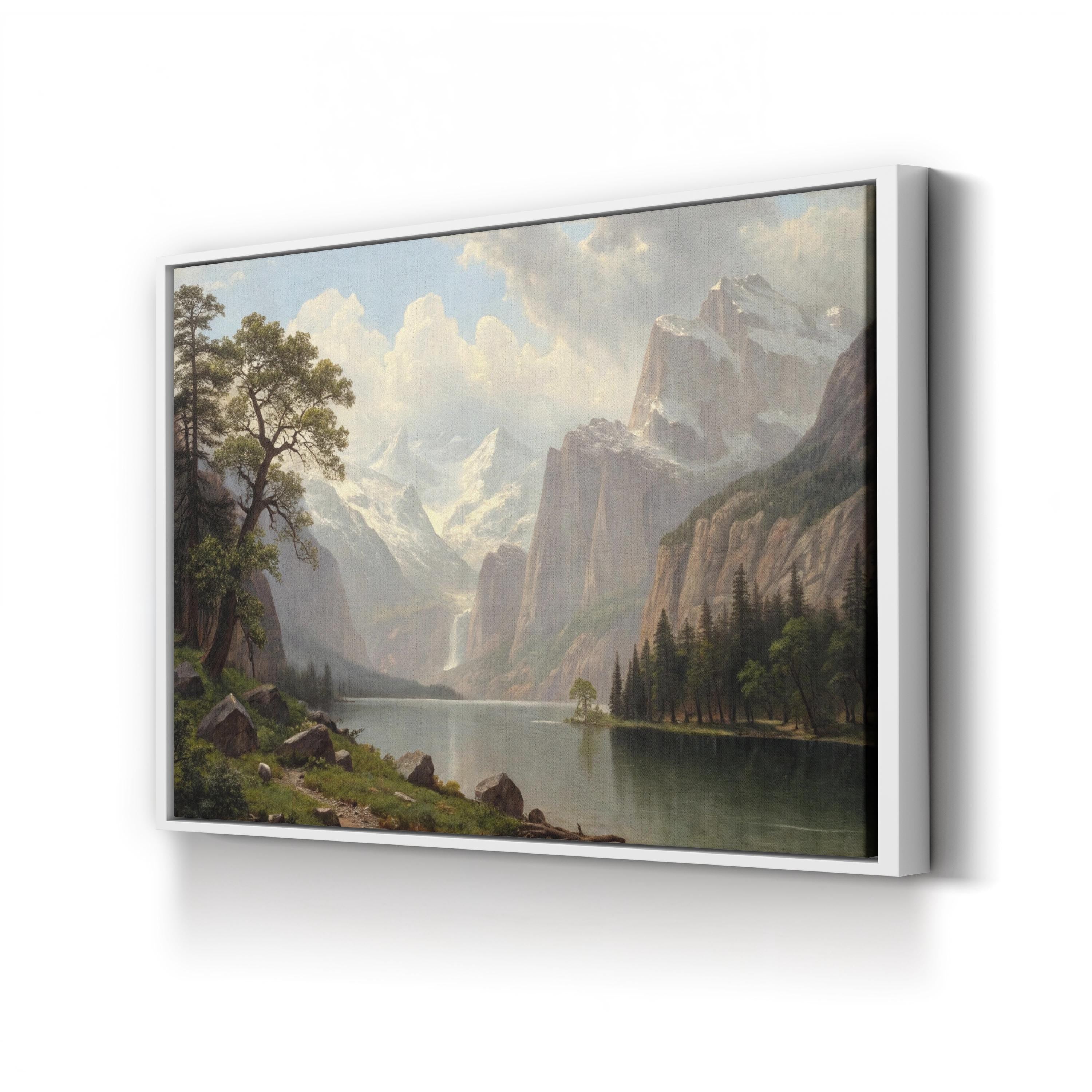 Lake Tahoe, Sierra Nevada, California & Nevada, USA Wall Art — Mountain Alpine Landscape Canvas Print