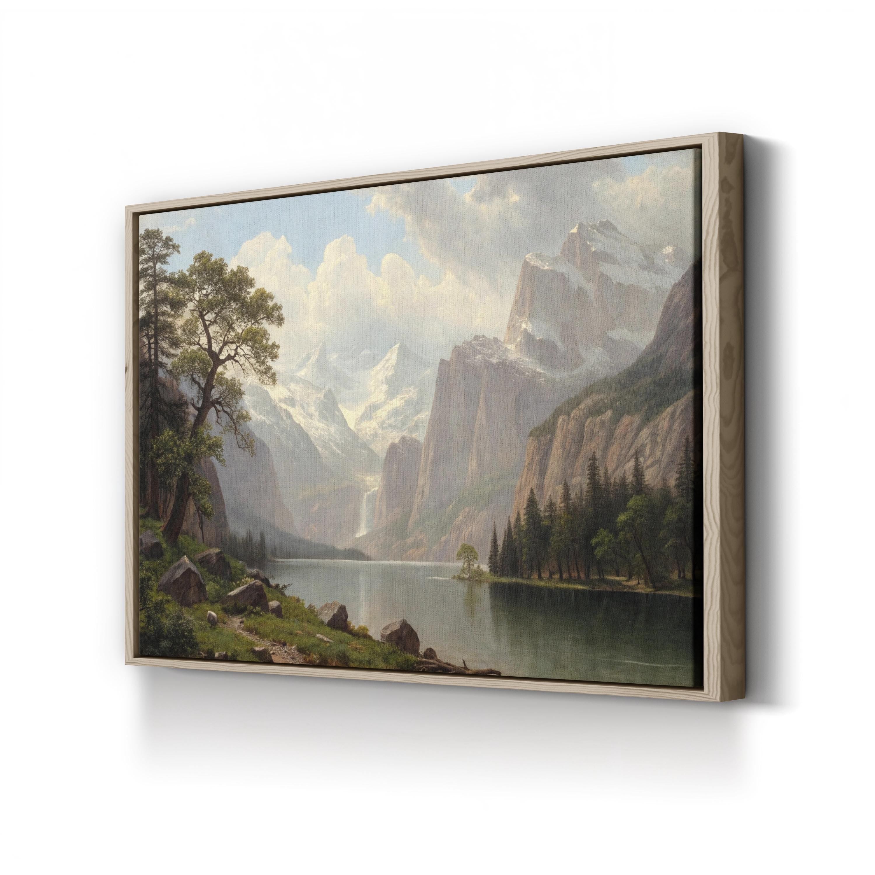 Lake Tahoe, Sierra Nevada, California & Nevada, USA Wall Art — Mountain Alpine Landscape Canvas Print