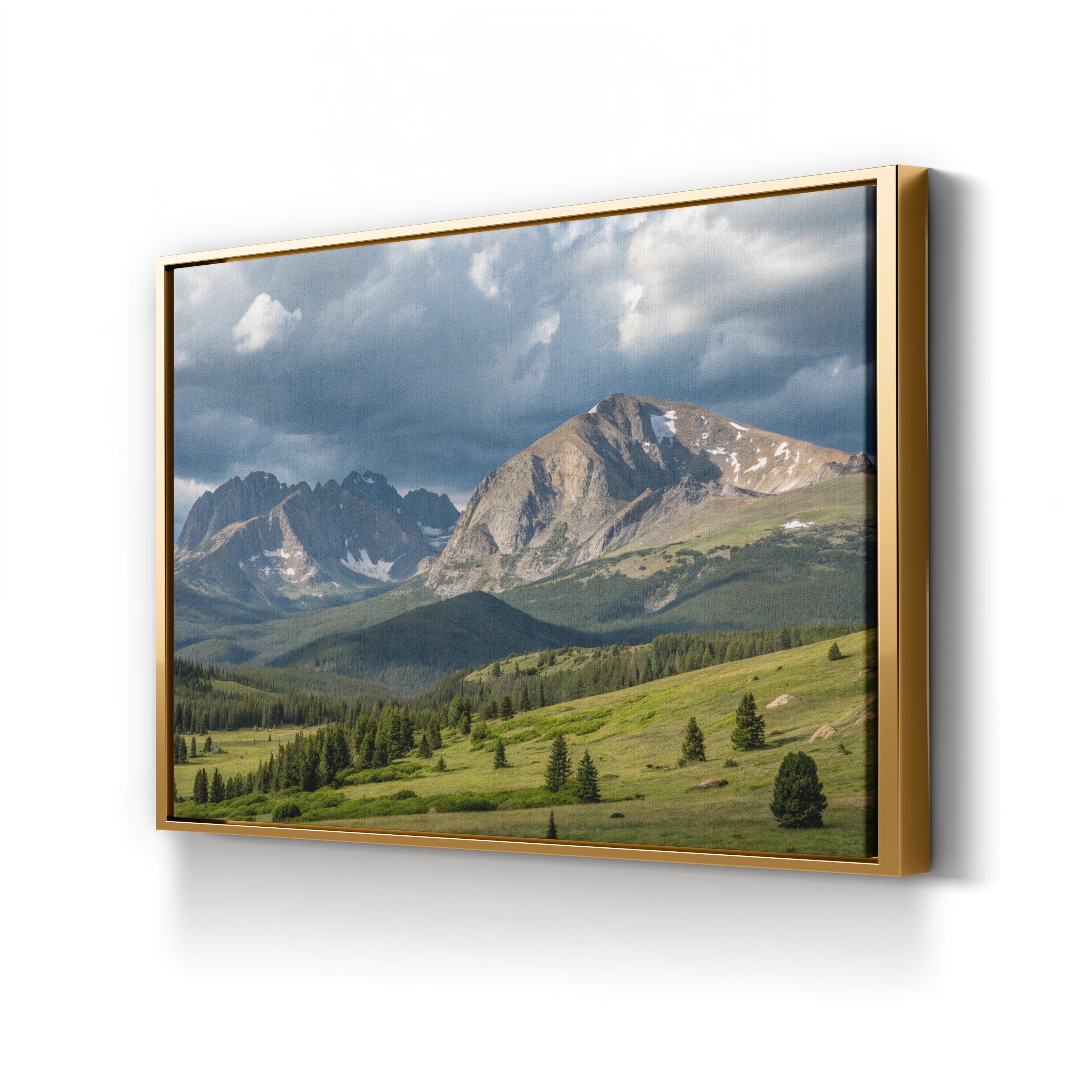 Mount Bierstadt Colorado – Vintage Photography Wall Art | Mountain Landscape Canvas Print