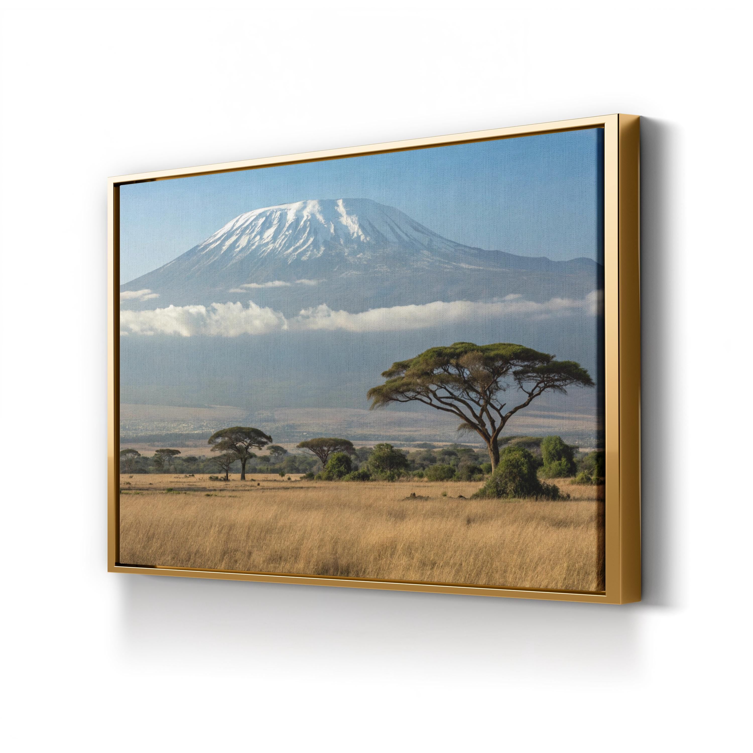 Mount Kilimanjaro, Tanzania Wall Art — African Safari Landscape Canvas Print