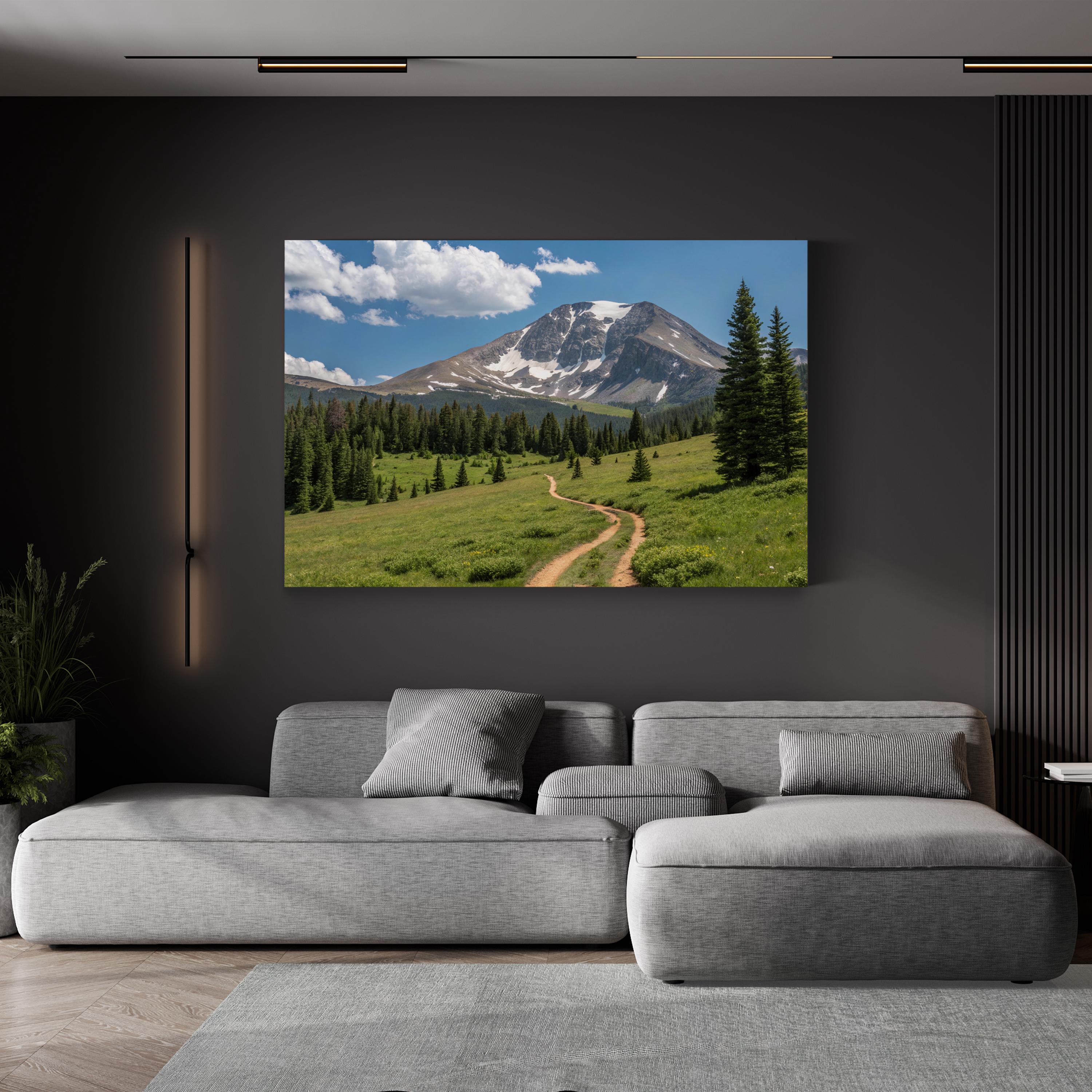 Mt. of the Holy Cross, Colorado – Vintage Photography Wall Art | Mountain Canvas Print