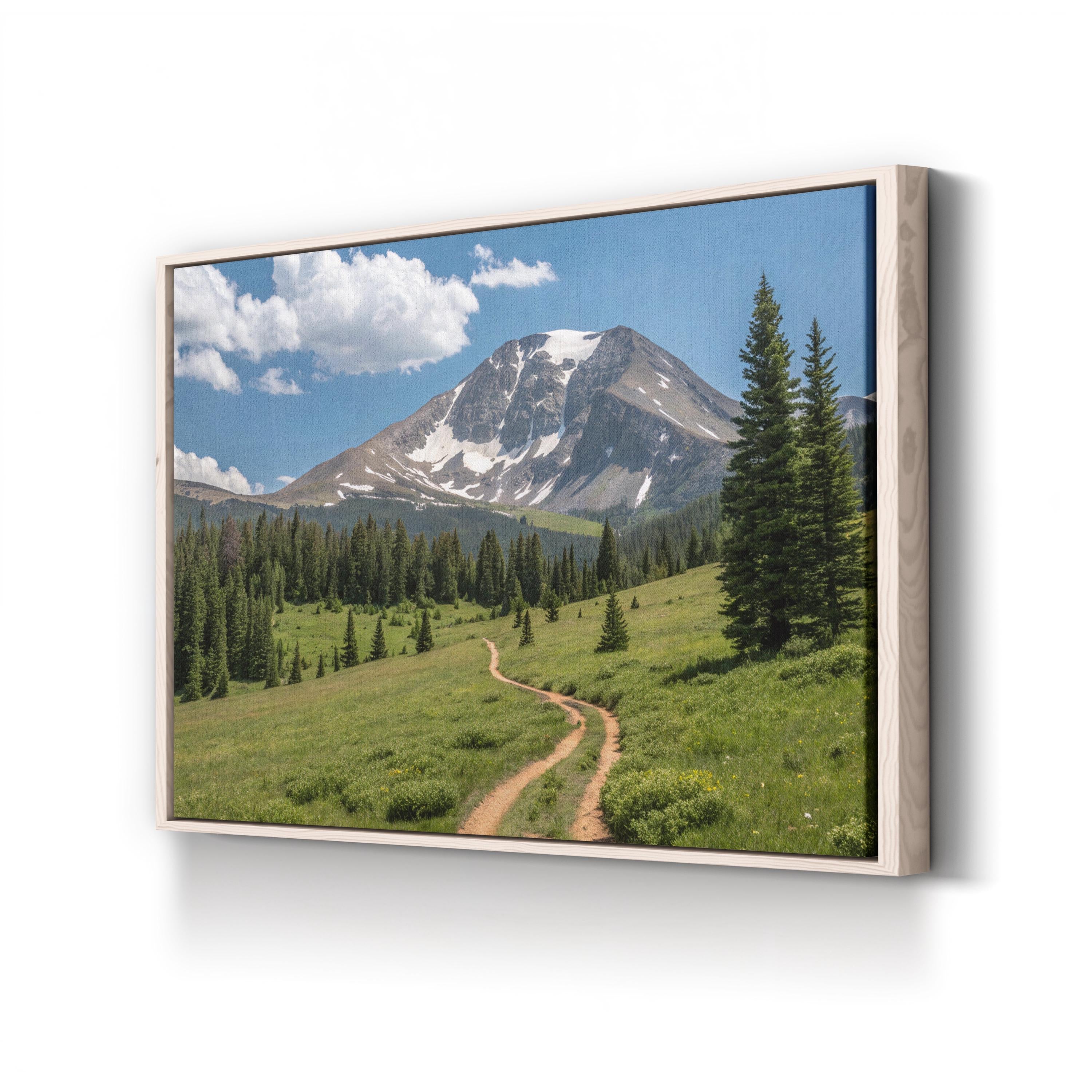 Mt. of the Holy Cross, Colorado – Vintage Photography Wall Art | Mountain Canvas Print