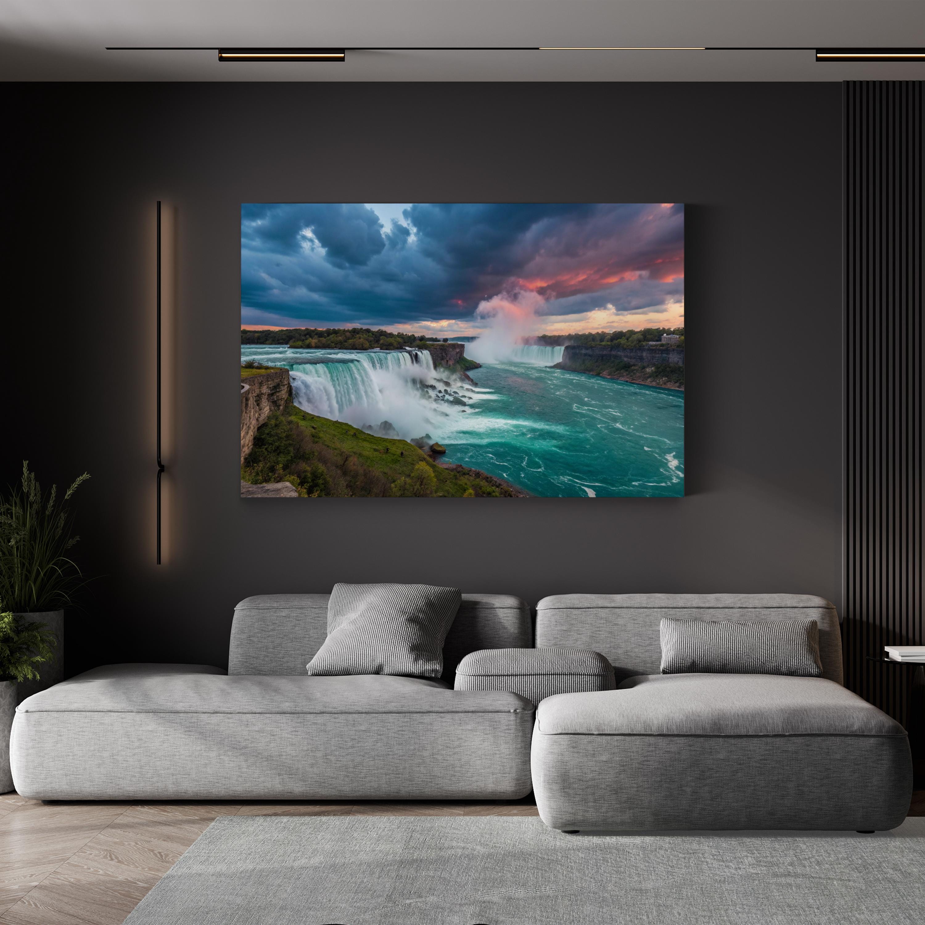 Niagara Falls Canvas Print | Niagara Falls, New York–Ontario Iconic Landscape Wall Art