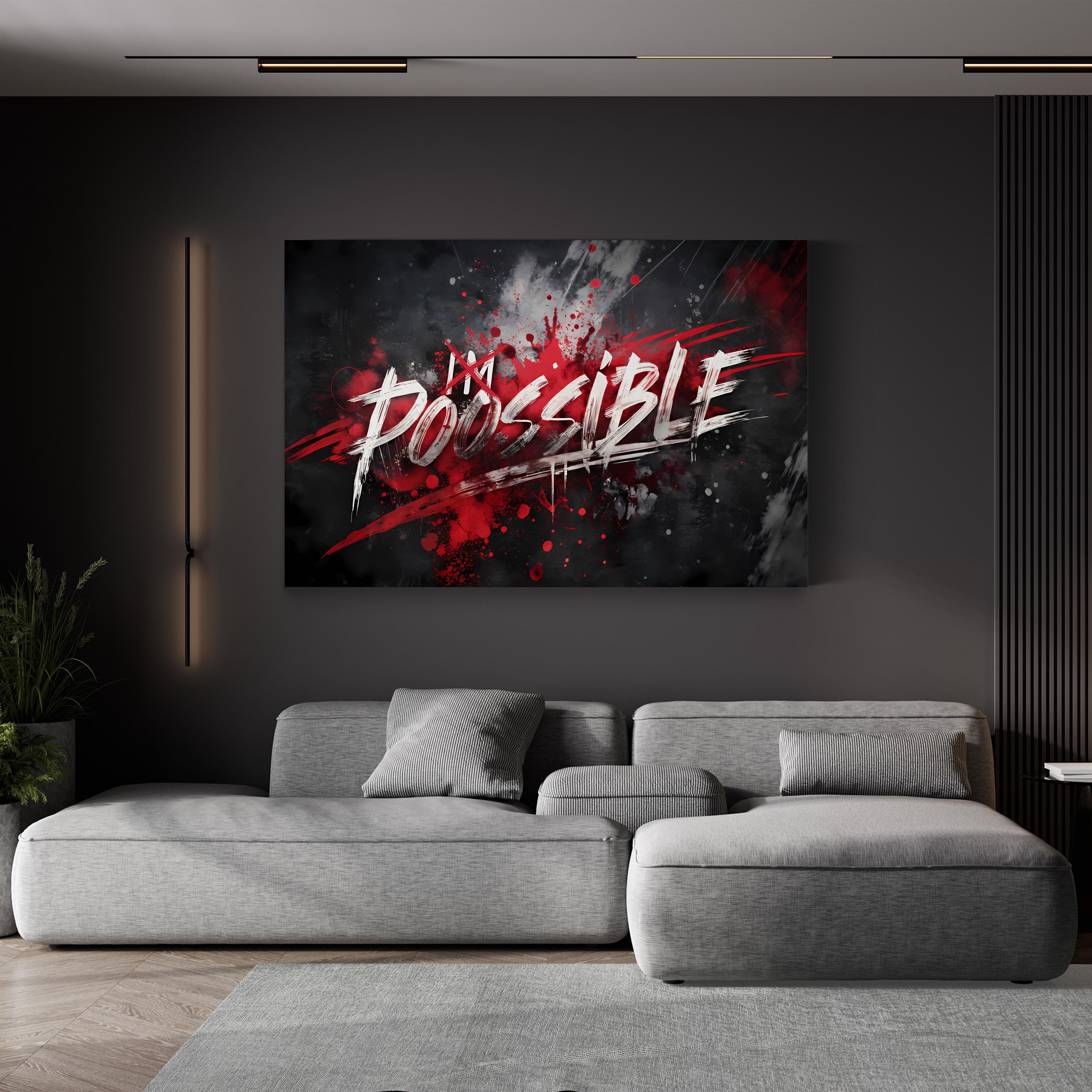 Anything Is Possible Inspirational Motivational Wall Art