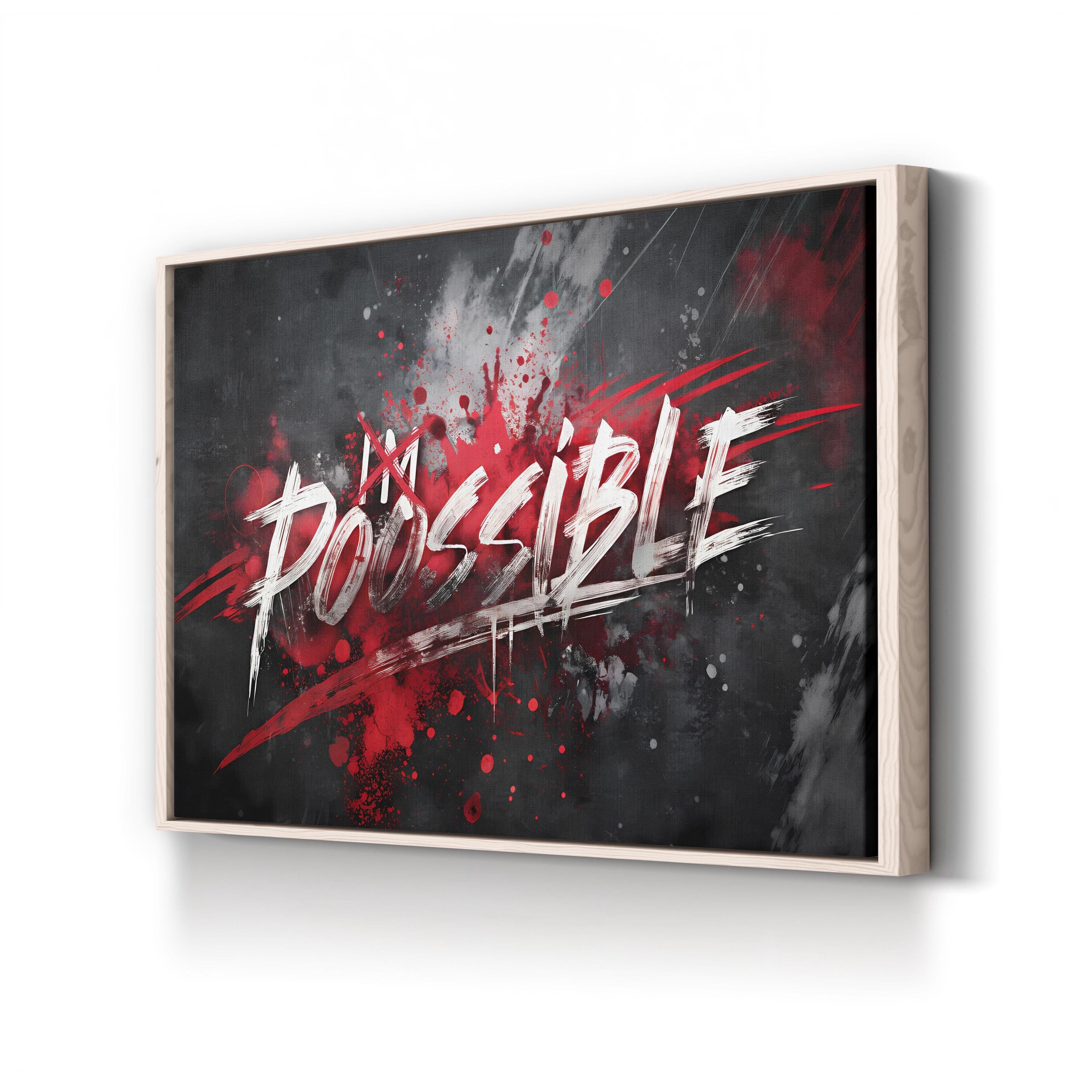 Anything Is Possible Inspirational Motivational Wall Art