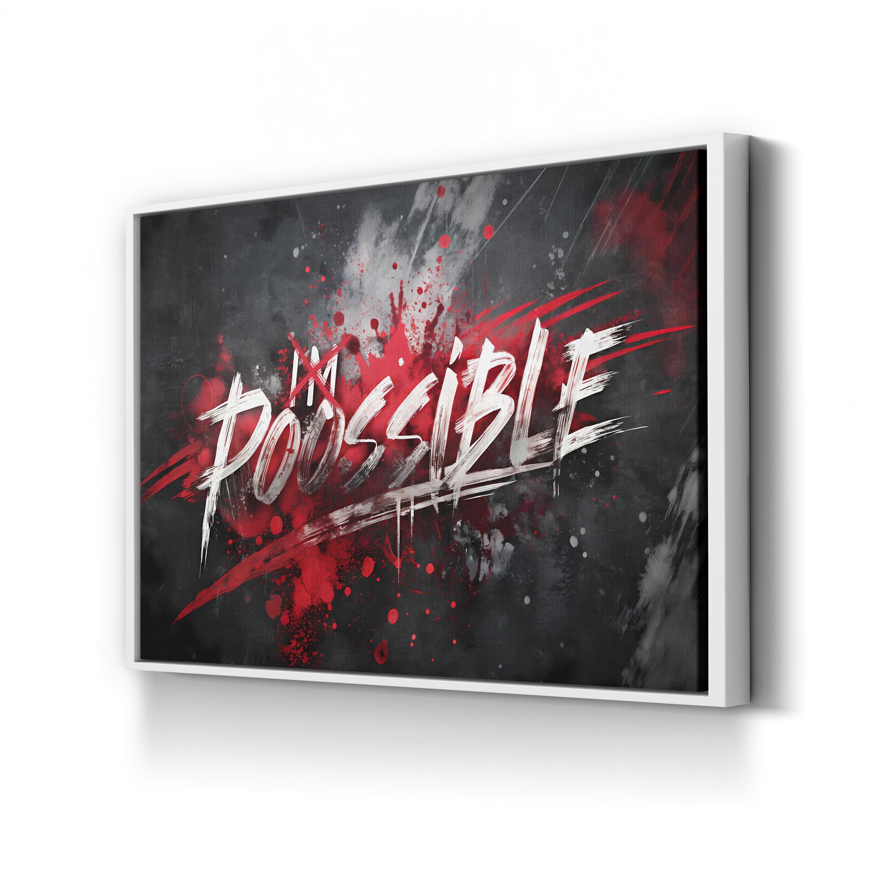 Anything Is Possible Inspirational Motivational Wall Art