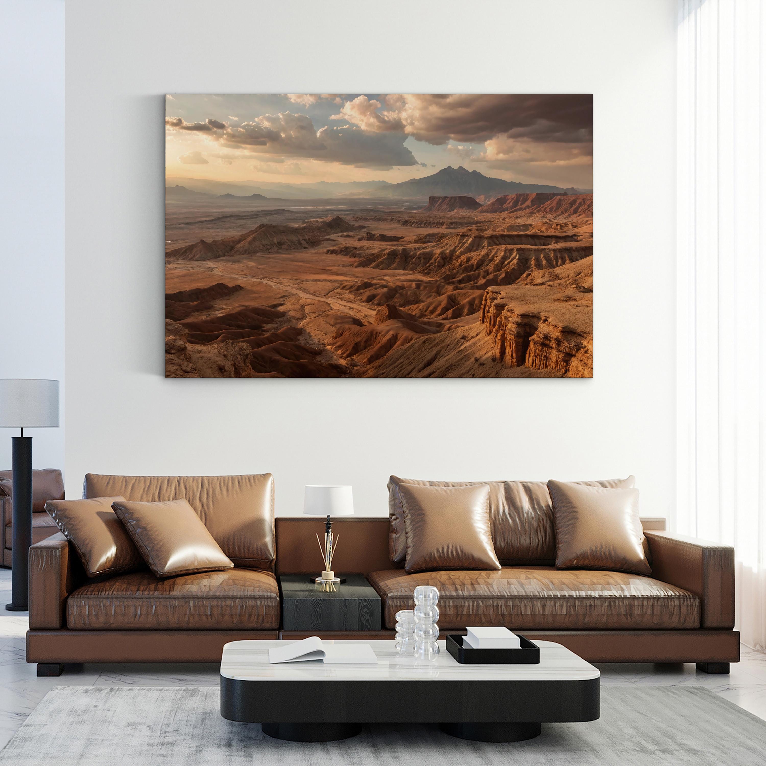 Anza Borrego Desert Landscape – Vintage Photography Wall Art | Scenic Nature Canvas Print