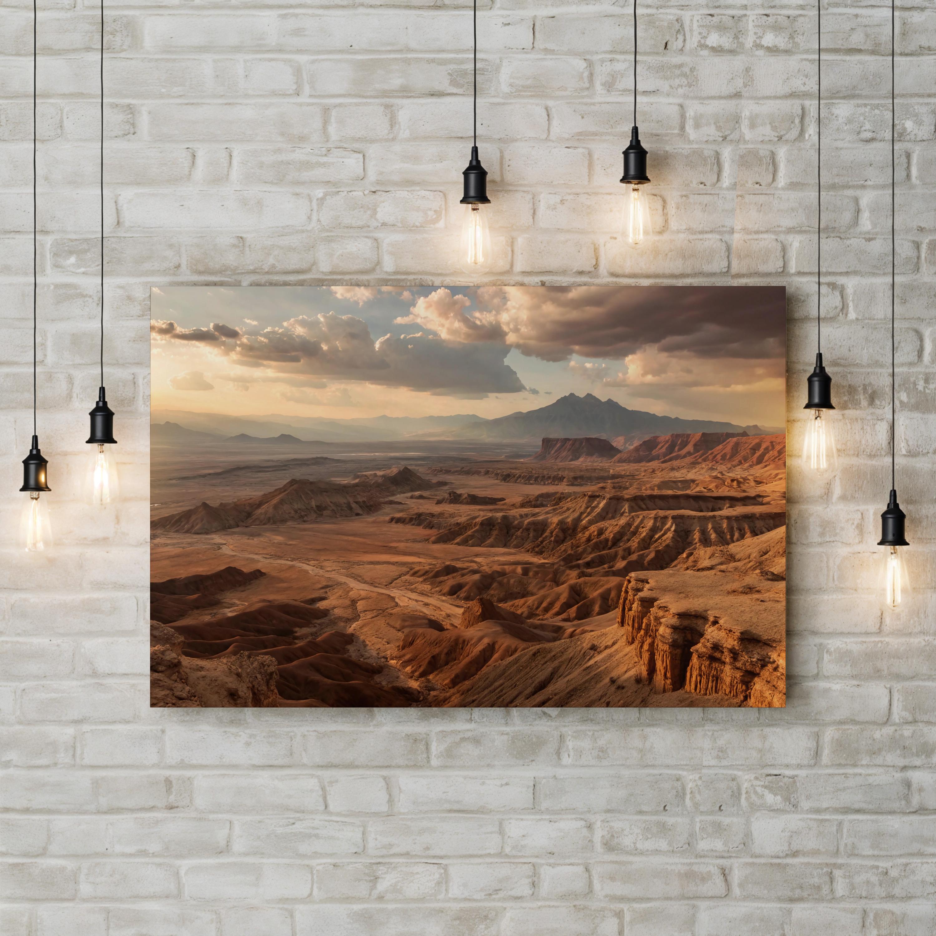 Anza Borrego Desert Landscape – Vintage Photography Wall Art | Scenic Nature Canvas Print