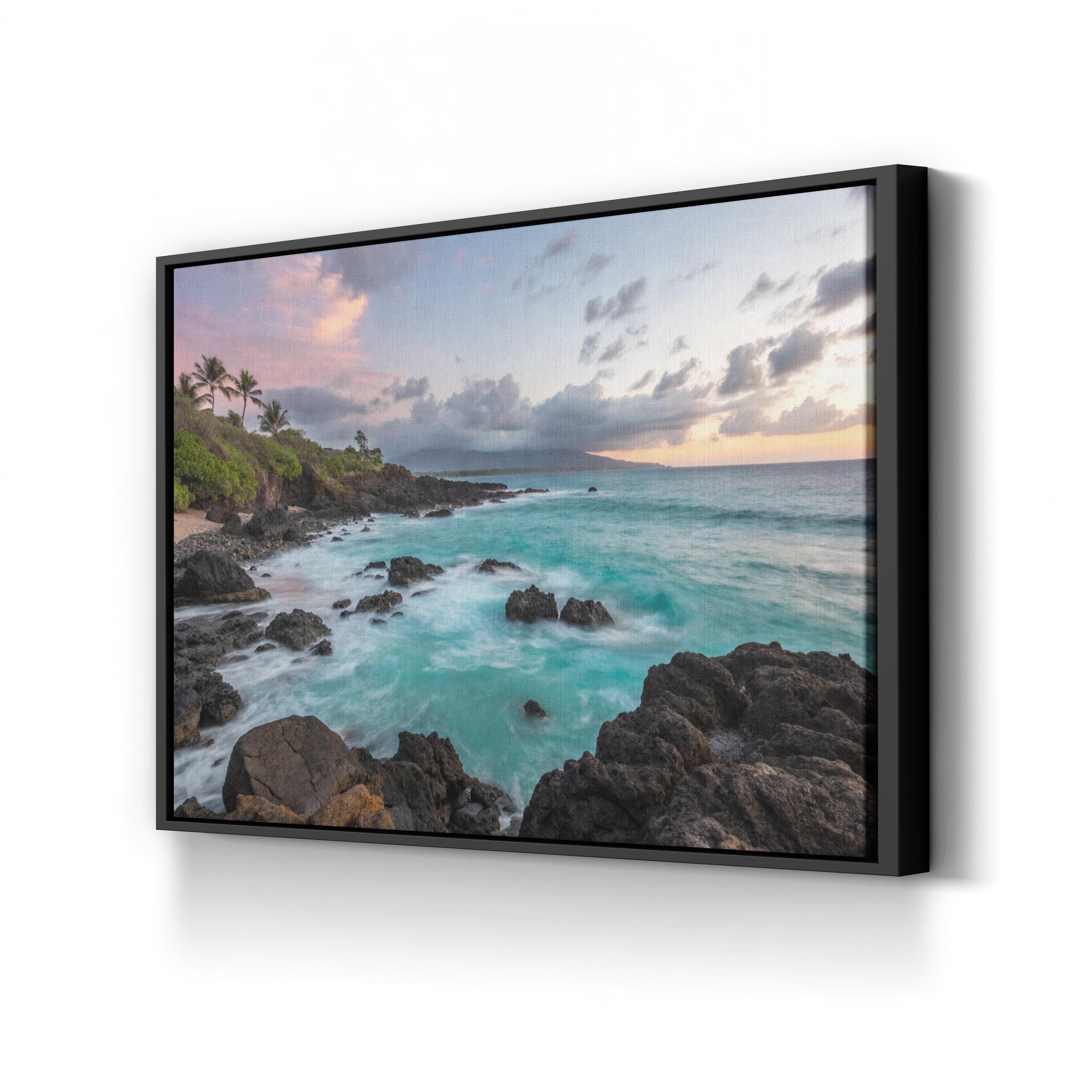 Pastel Ocean Beach at Peninsula State Park, Wisconsin Wall Art: Coastal Landscape Canvas