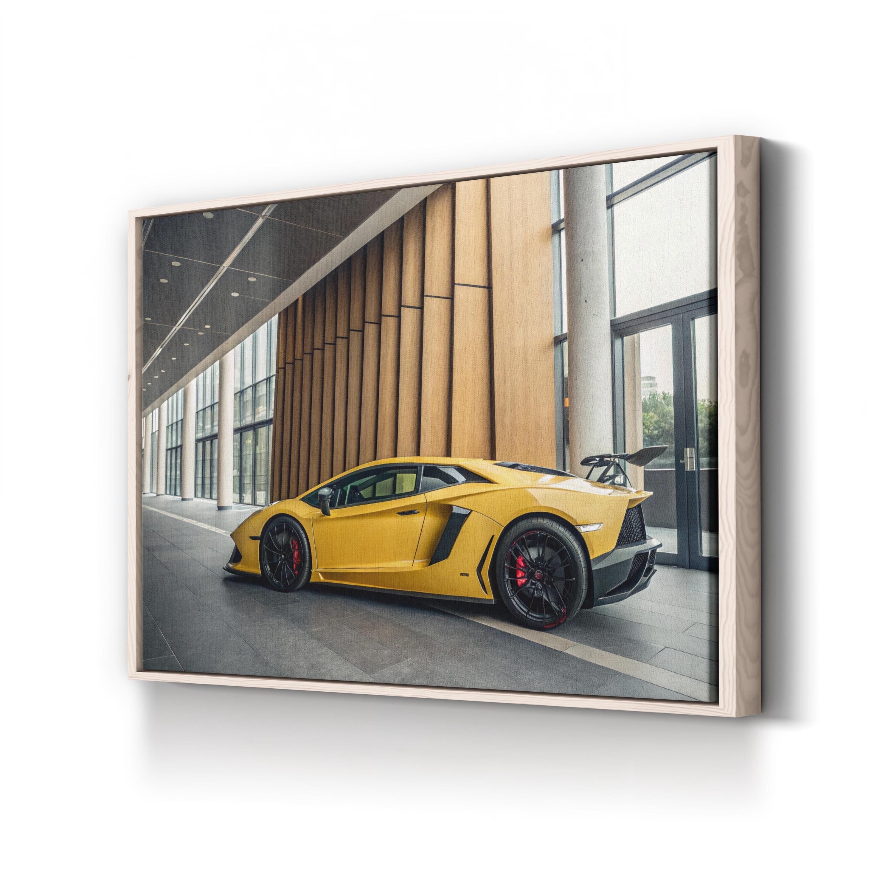 Pikachu Race Car – Period Illustration Wall Art | Automotive Pop Canvas Print