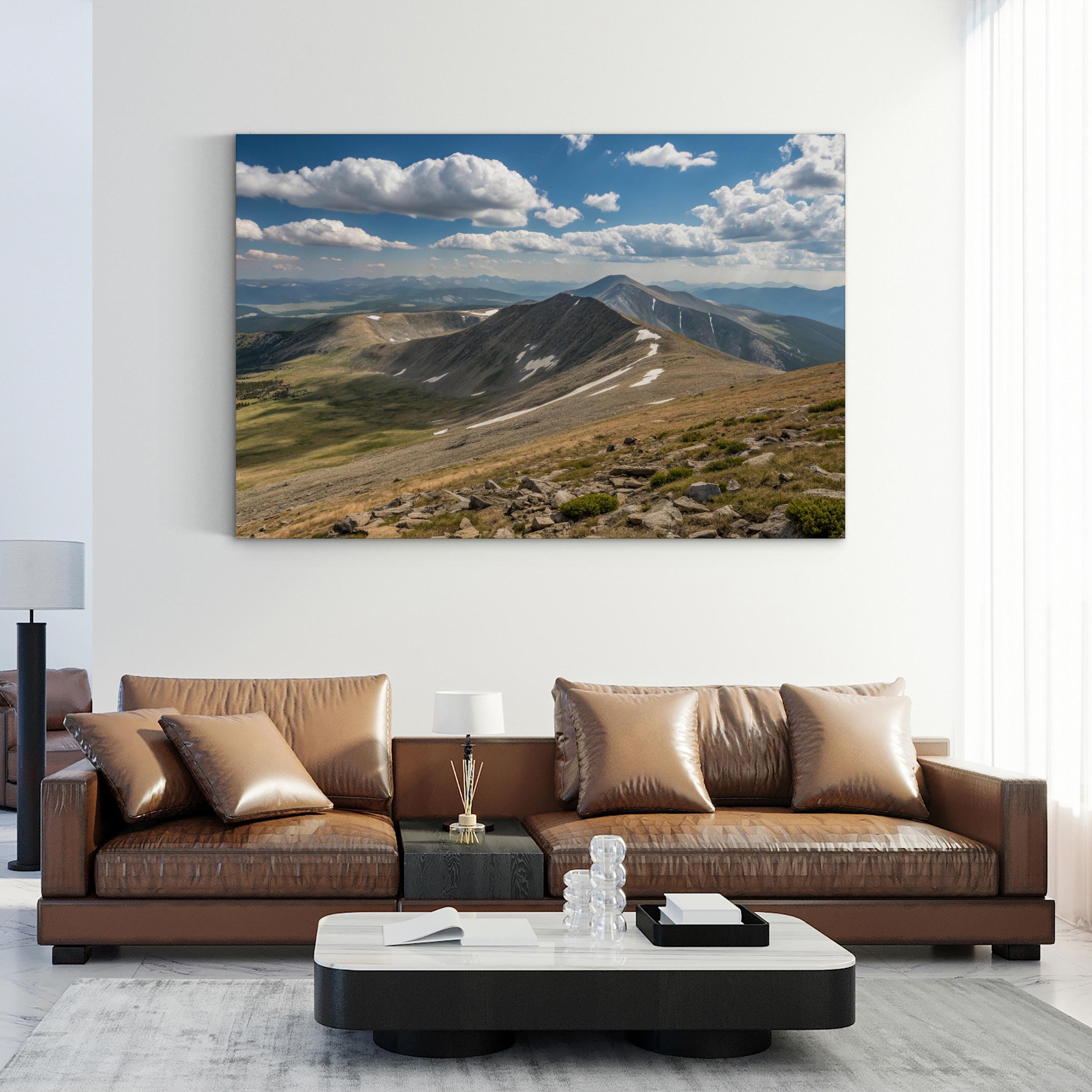 Quandary Peak – Vintage Photography Wall Art | Colorado Mountain Canvas Print