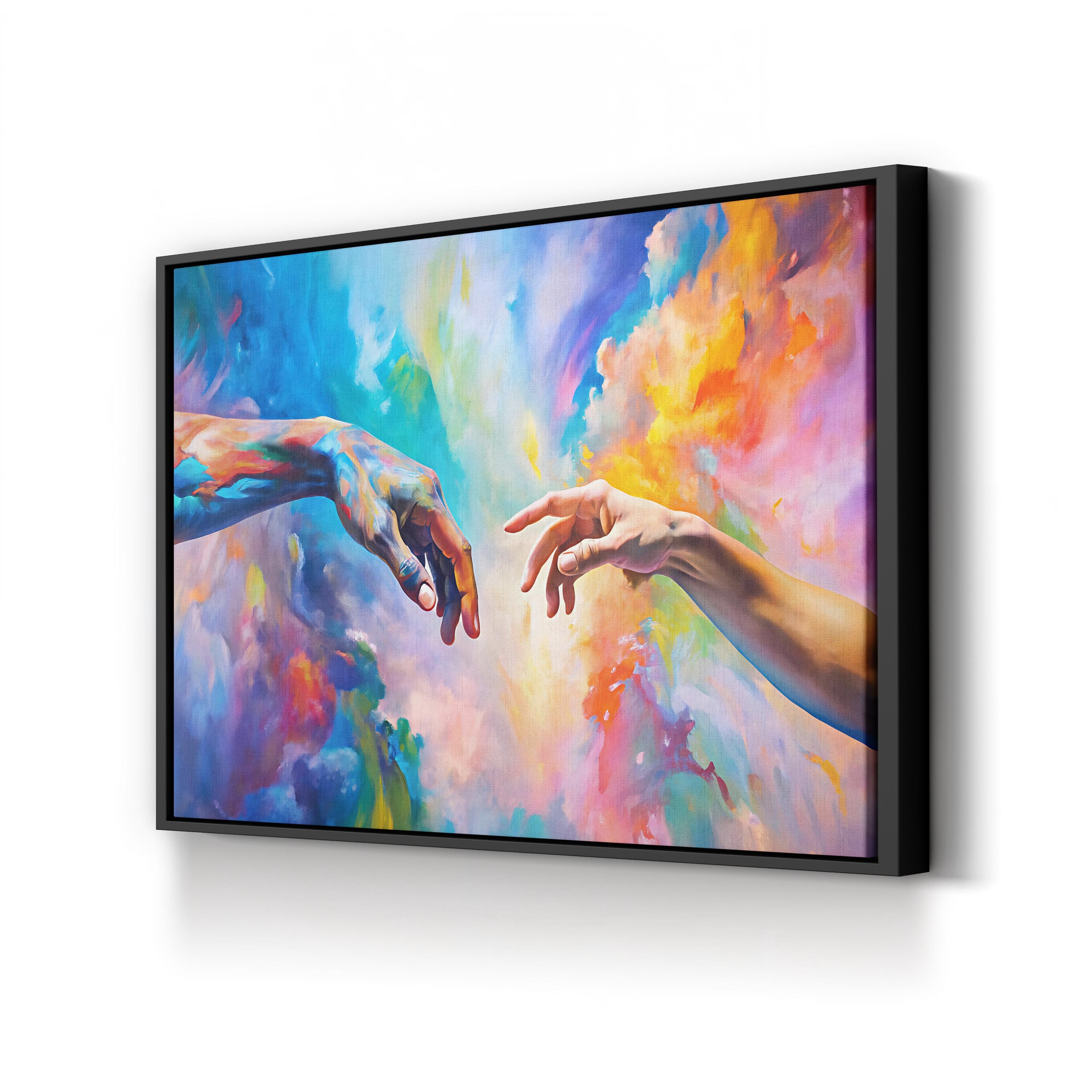 Abstract Color Explosion – Period Illustration Wall Art | Modern Vibrant Canvas Print
