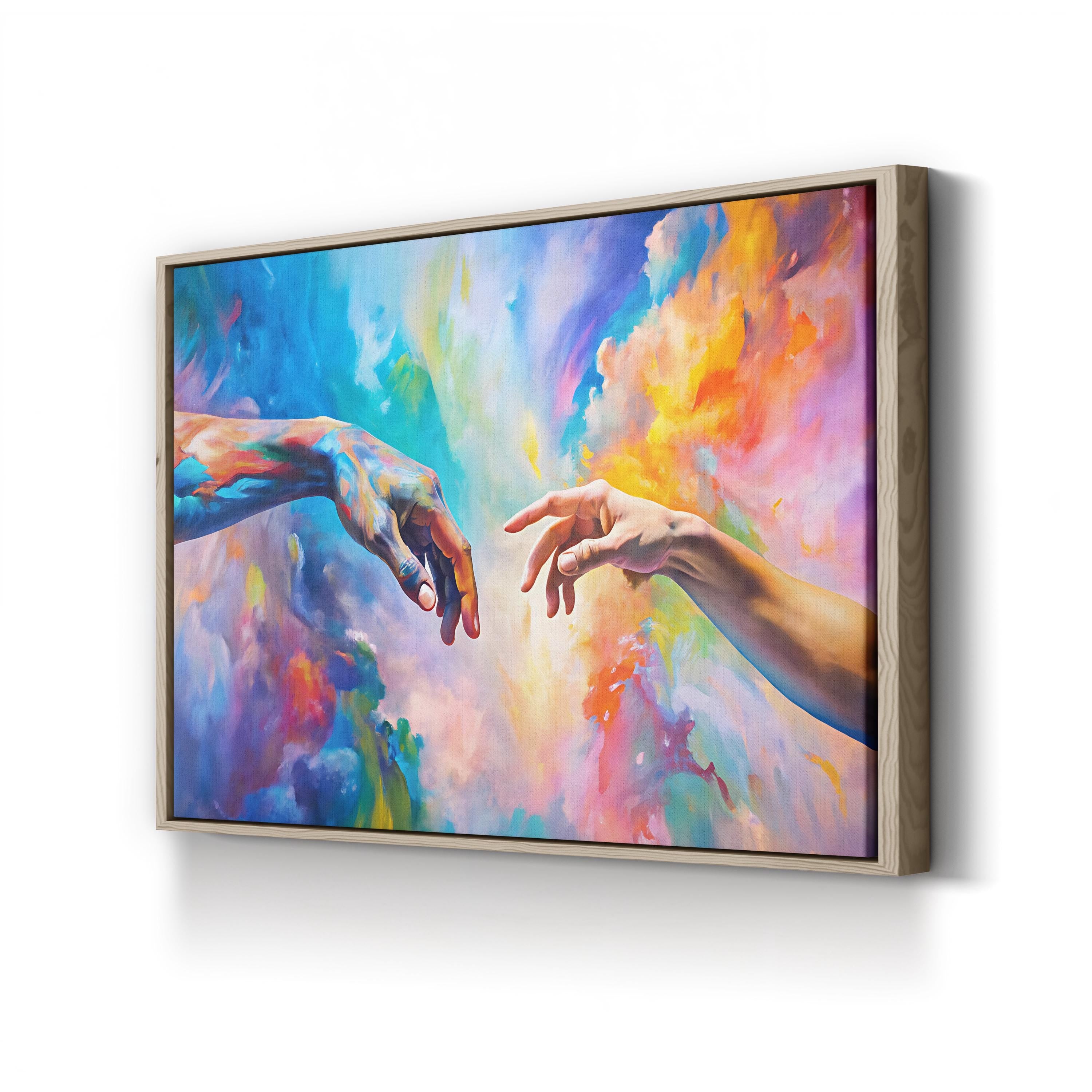 Abstract Color Explosion – Period Illustration Wall Art | Modern Vibrant Canvas Print