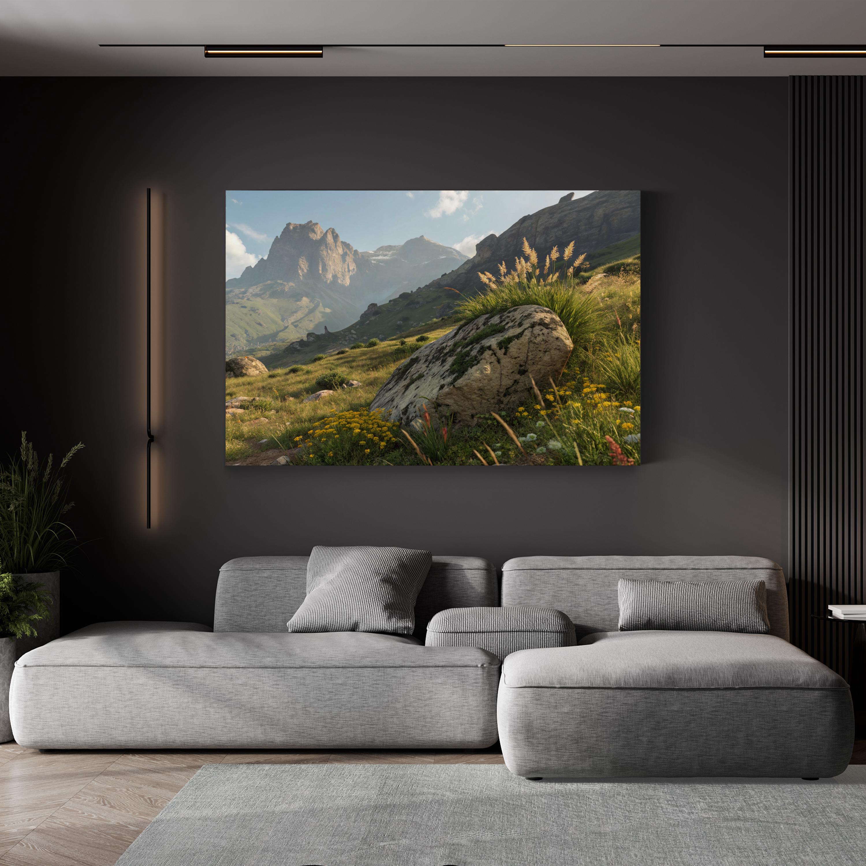 Desert Mountain Majestic – Vintage Photography Wall Art | Landscape Canvas Print