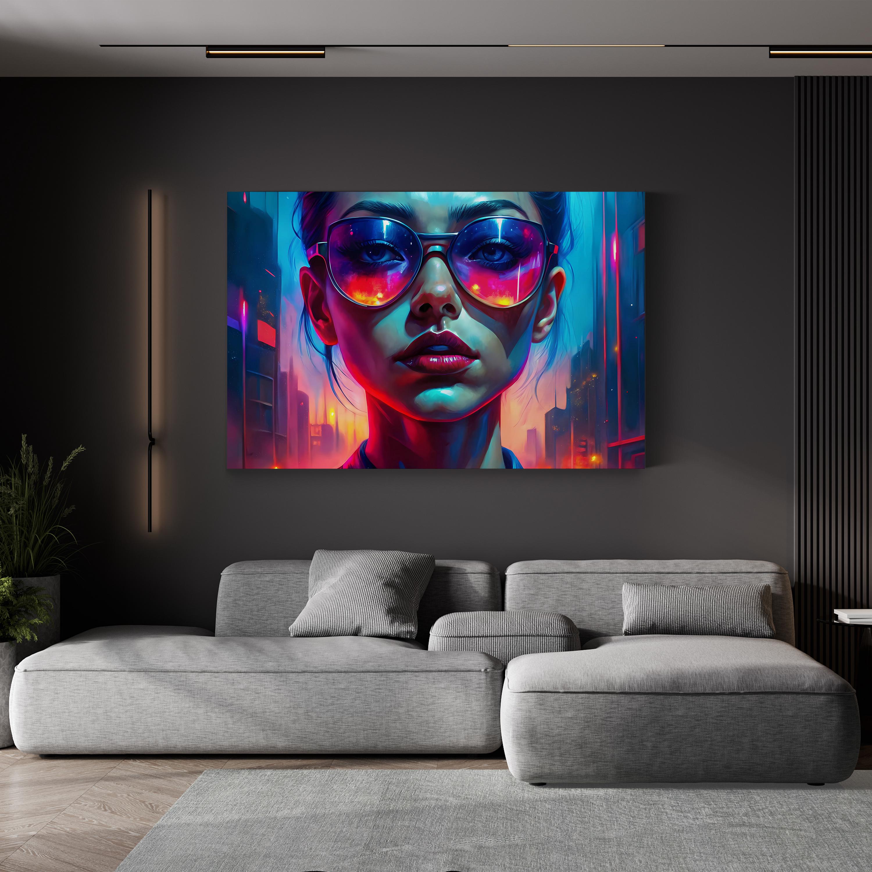 Graffiti Drip Art Canvas – Black, White & Gold Wall Art