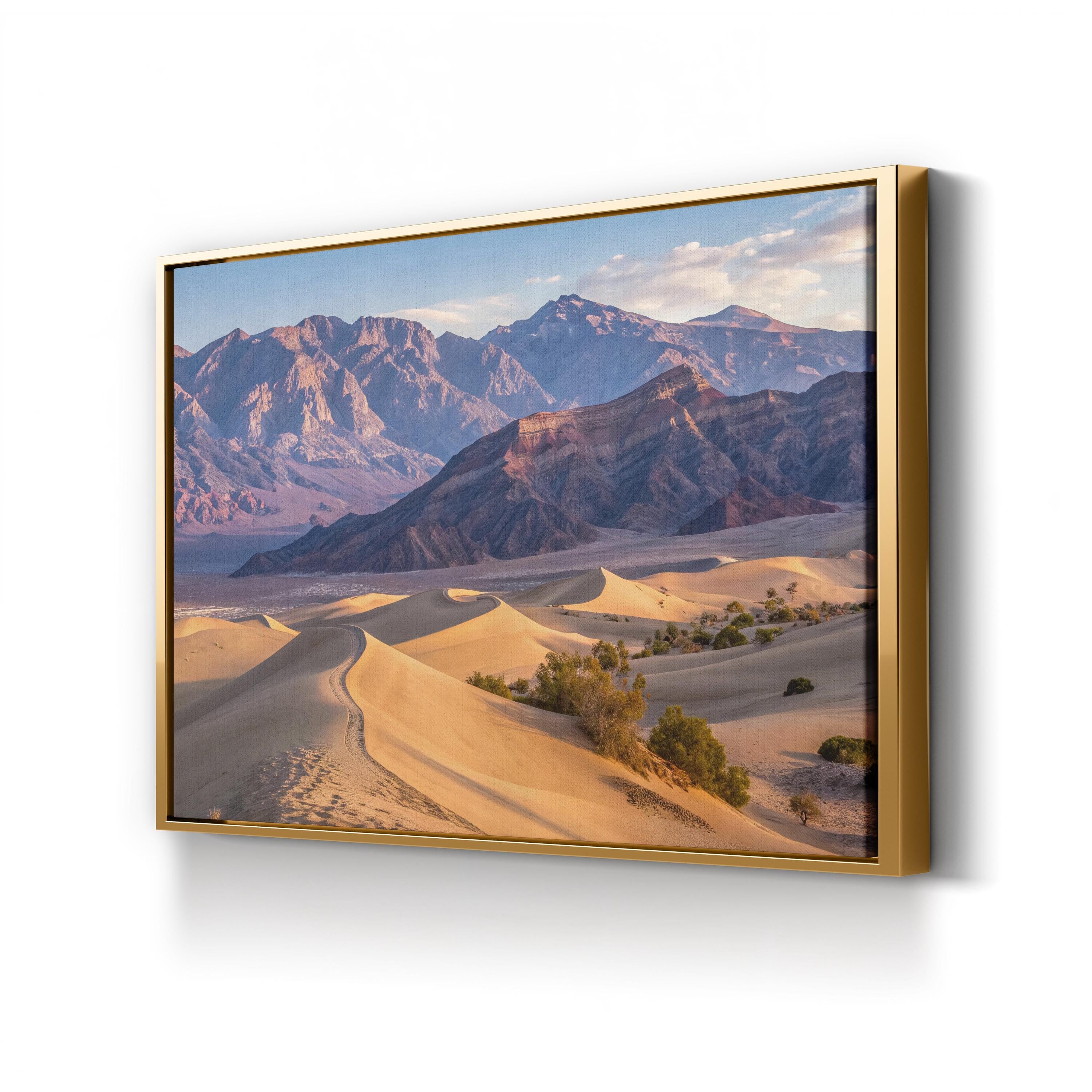 Death Valley Dunes – Vintage Photography Wall Art | Desert Landscape Canvas Print