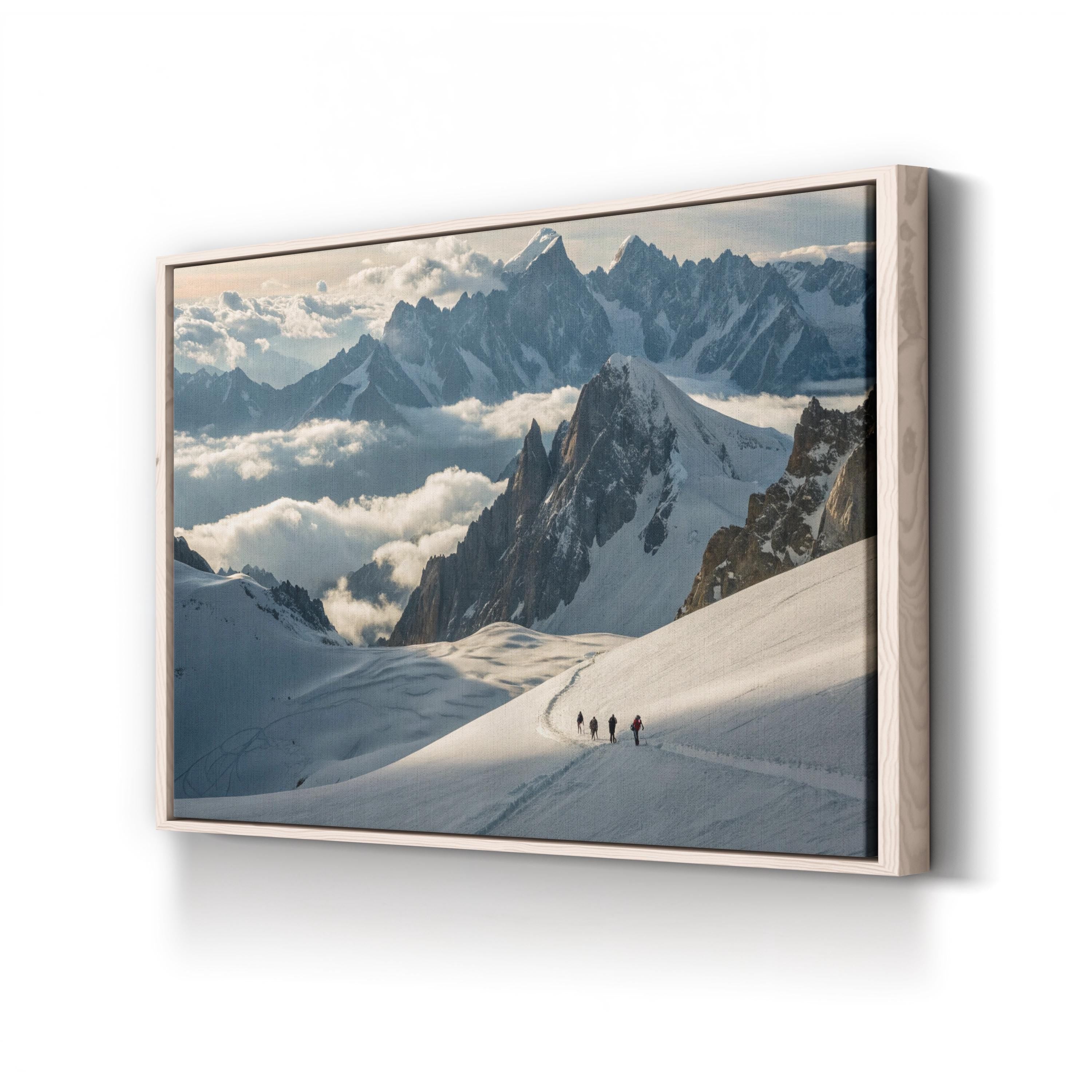 Mountain Expedition – Vintage Photography Wall Art | Adventure Landscape Canvas Print