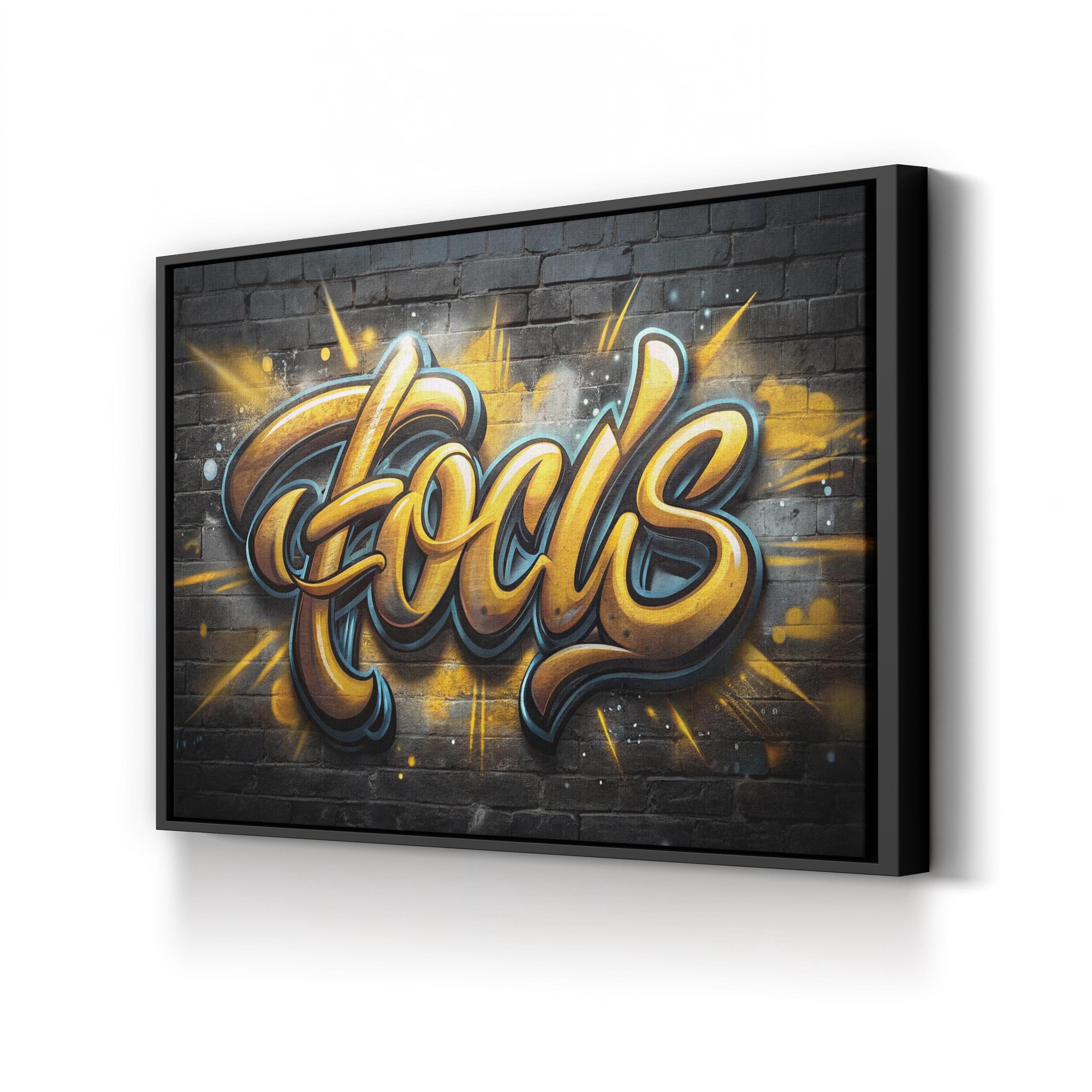 FOCUS Calligraphy Canvas Wall Art