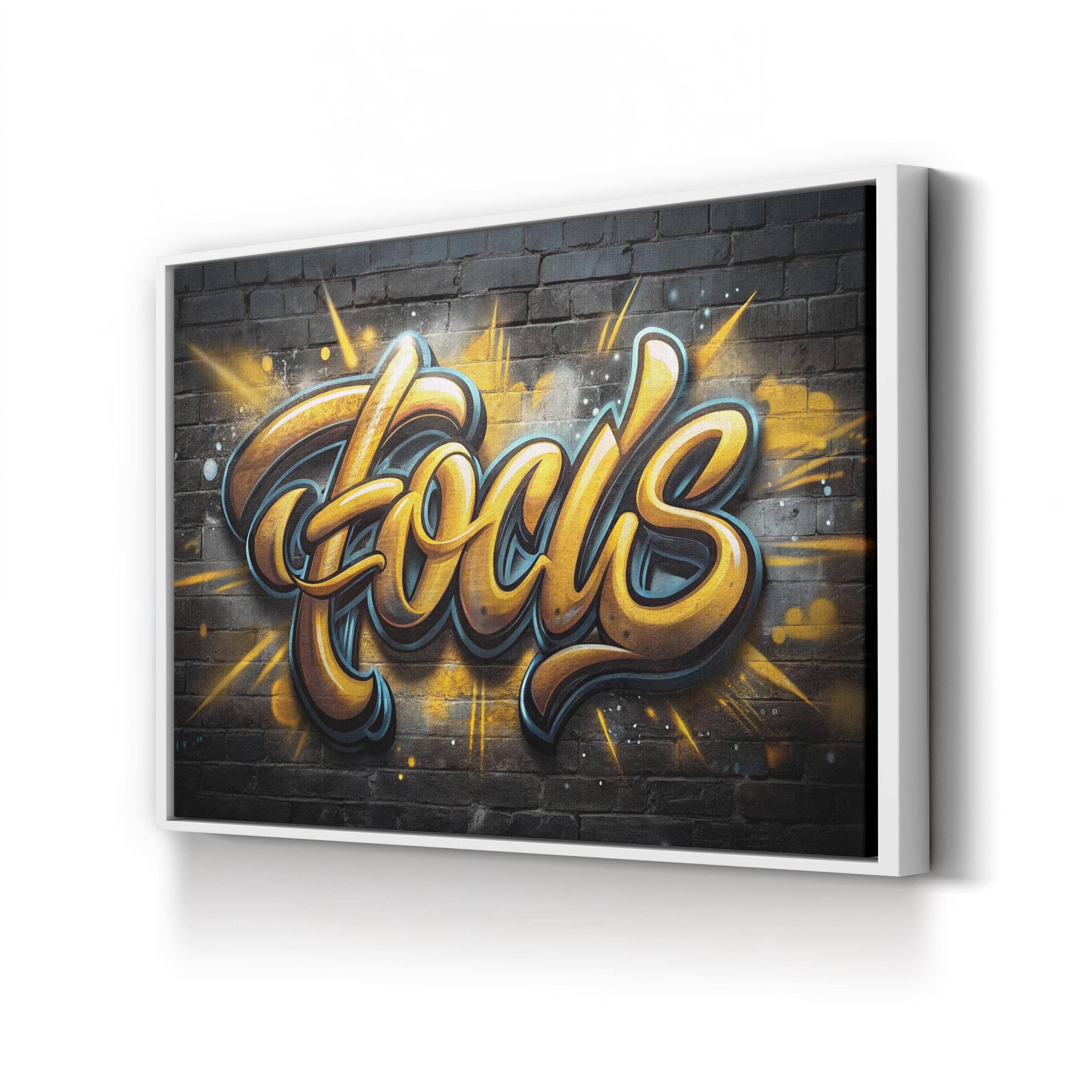 FOCUS Calligraphy Canvas Wall Art