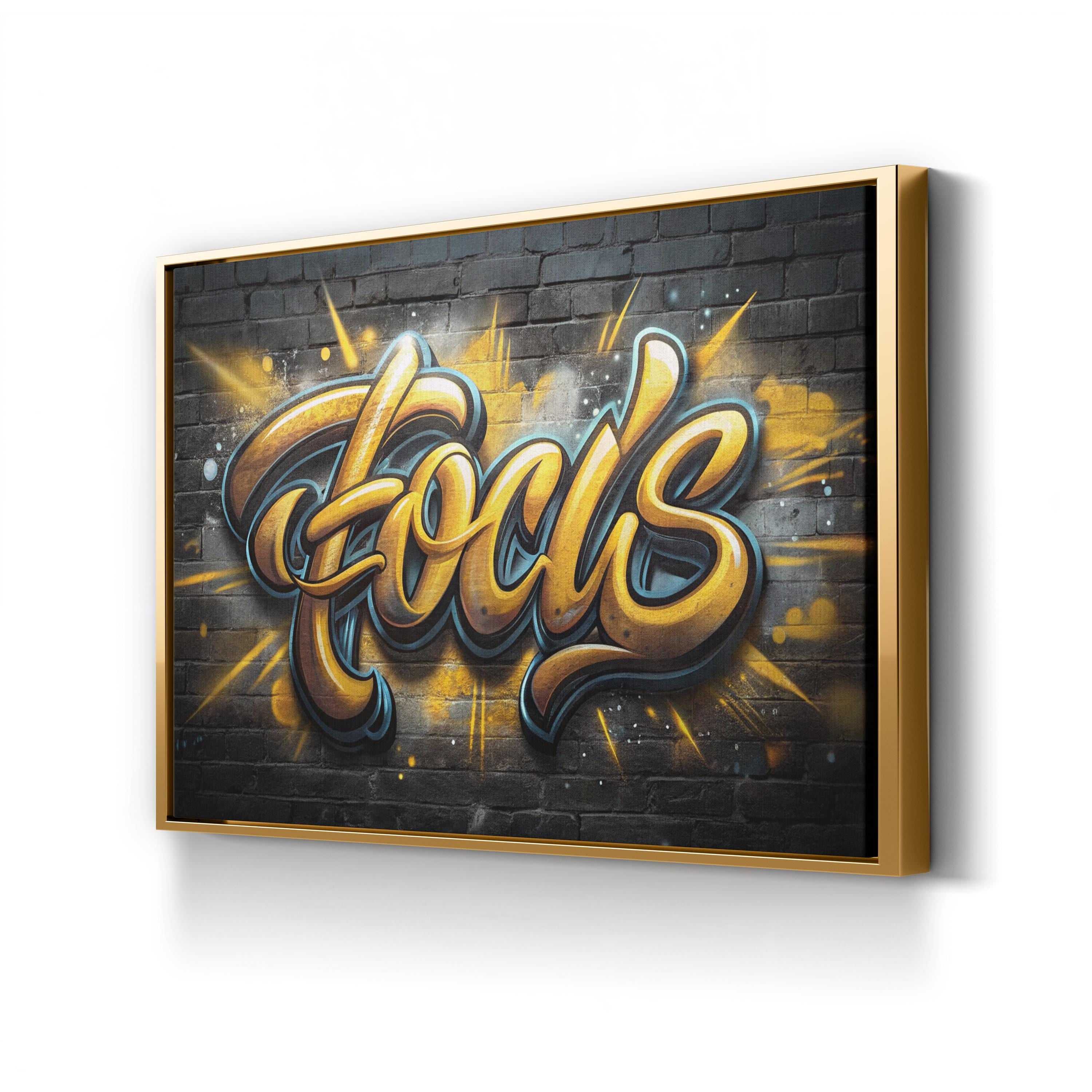 FOCUS Calligraphy Canvas Wall Art