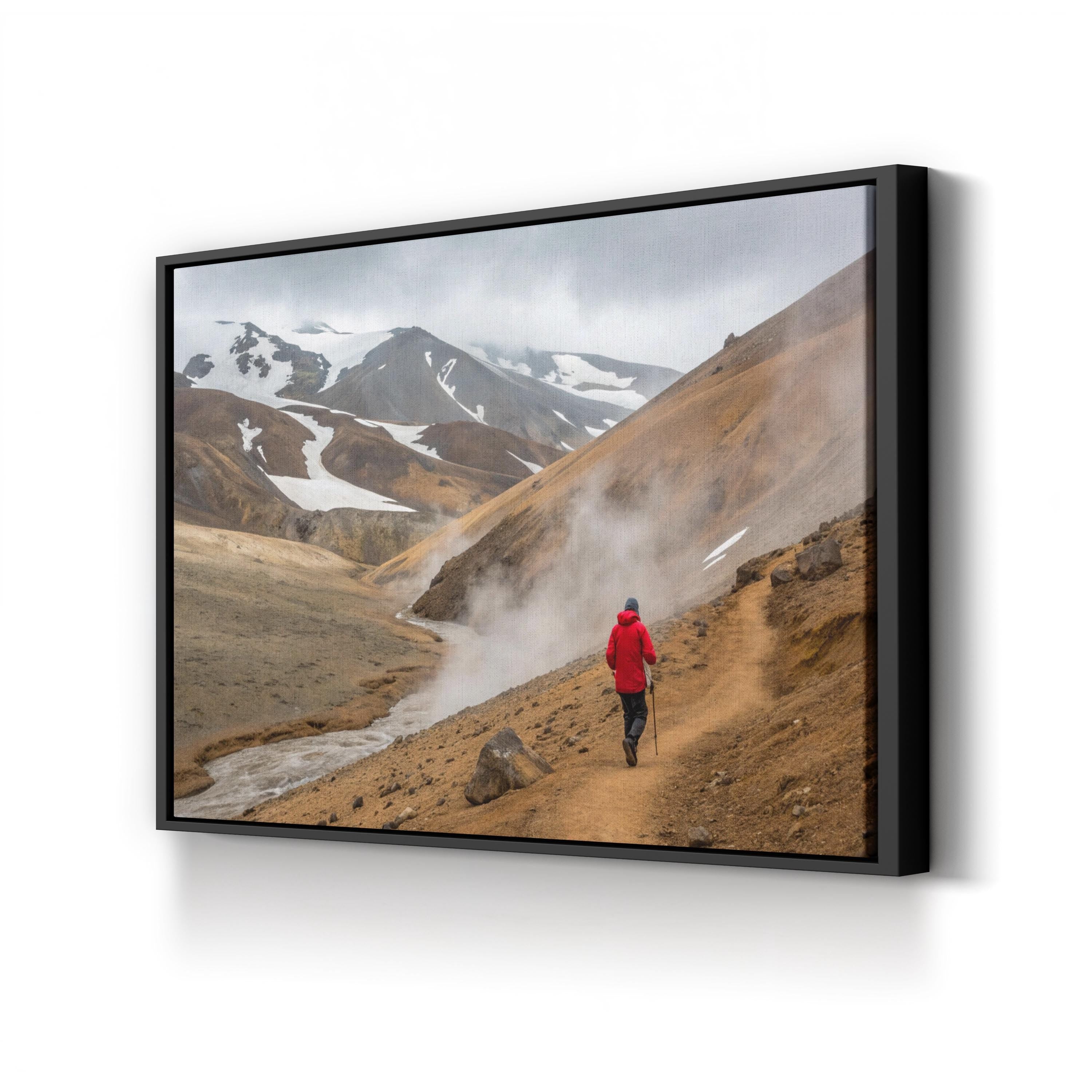 Kerlingarfjöll Geothermal Iceland – Vintage Photography Wall Art | Mountain Canvas Print