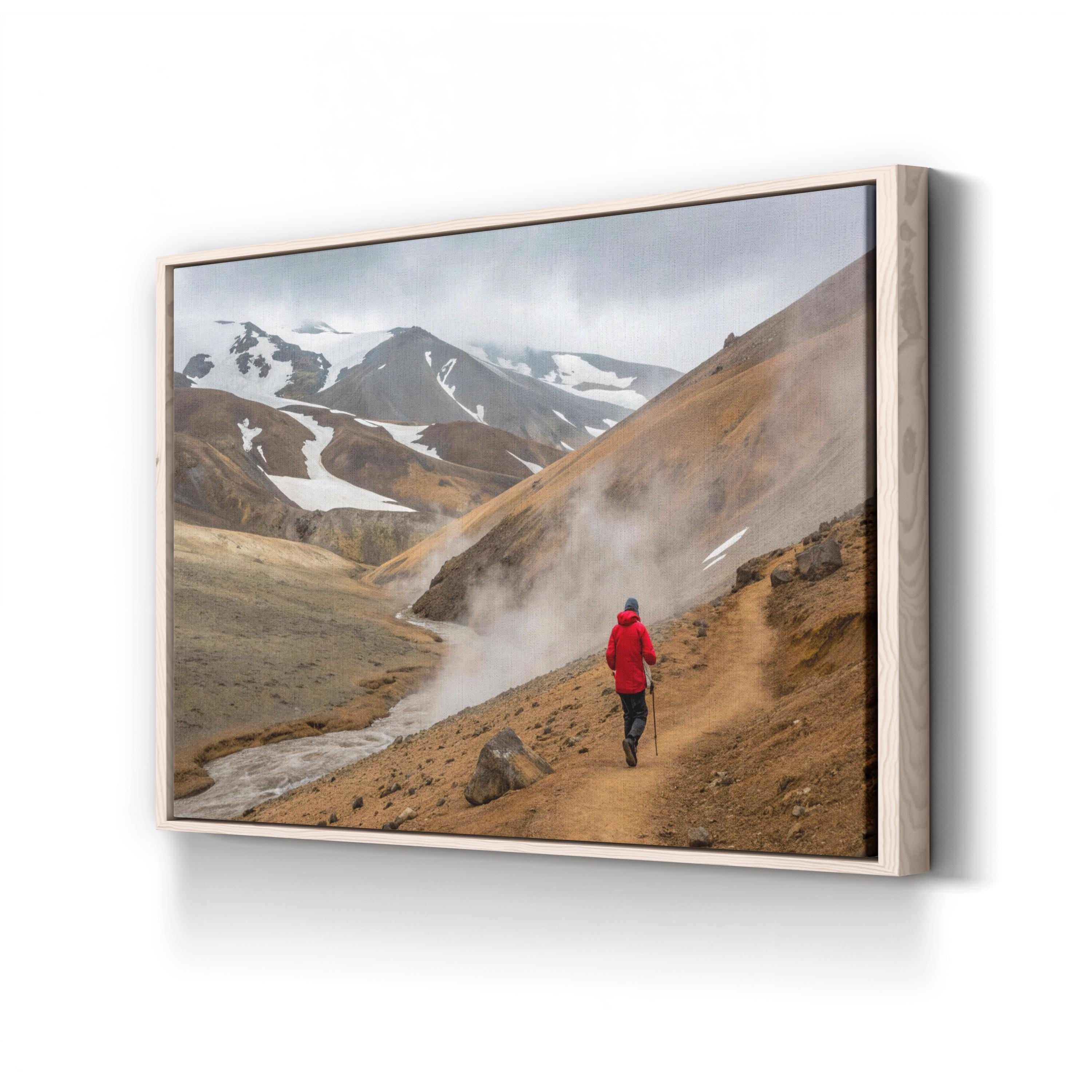 Kerlingarfjöll Geothermal Iceland – Vintage Photography Wall Art | Mountain Canvas Print
