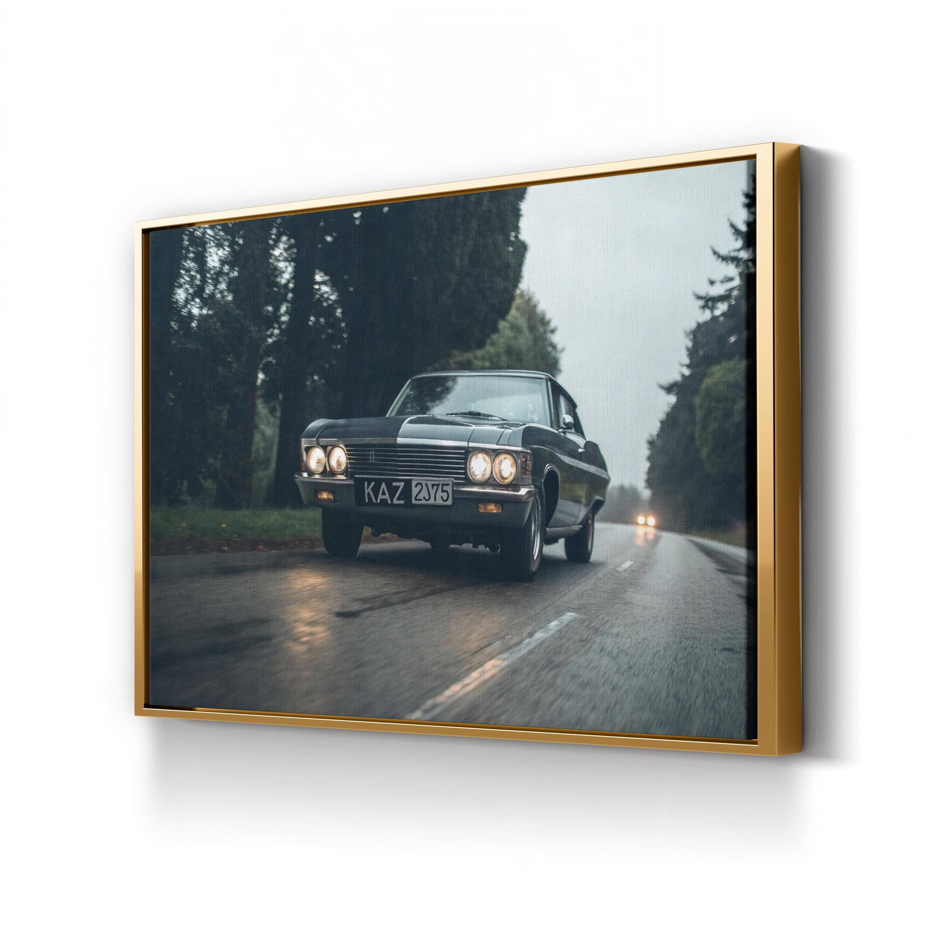 Supernatural Impala Wall Art | Vintage Car Canvas Print