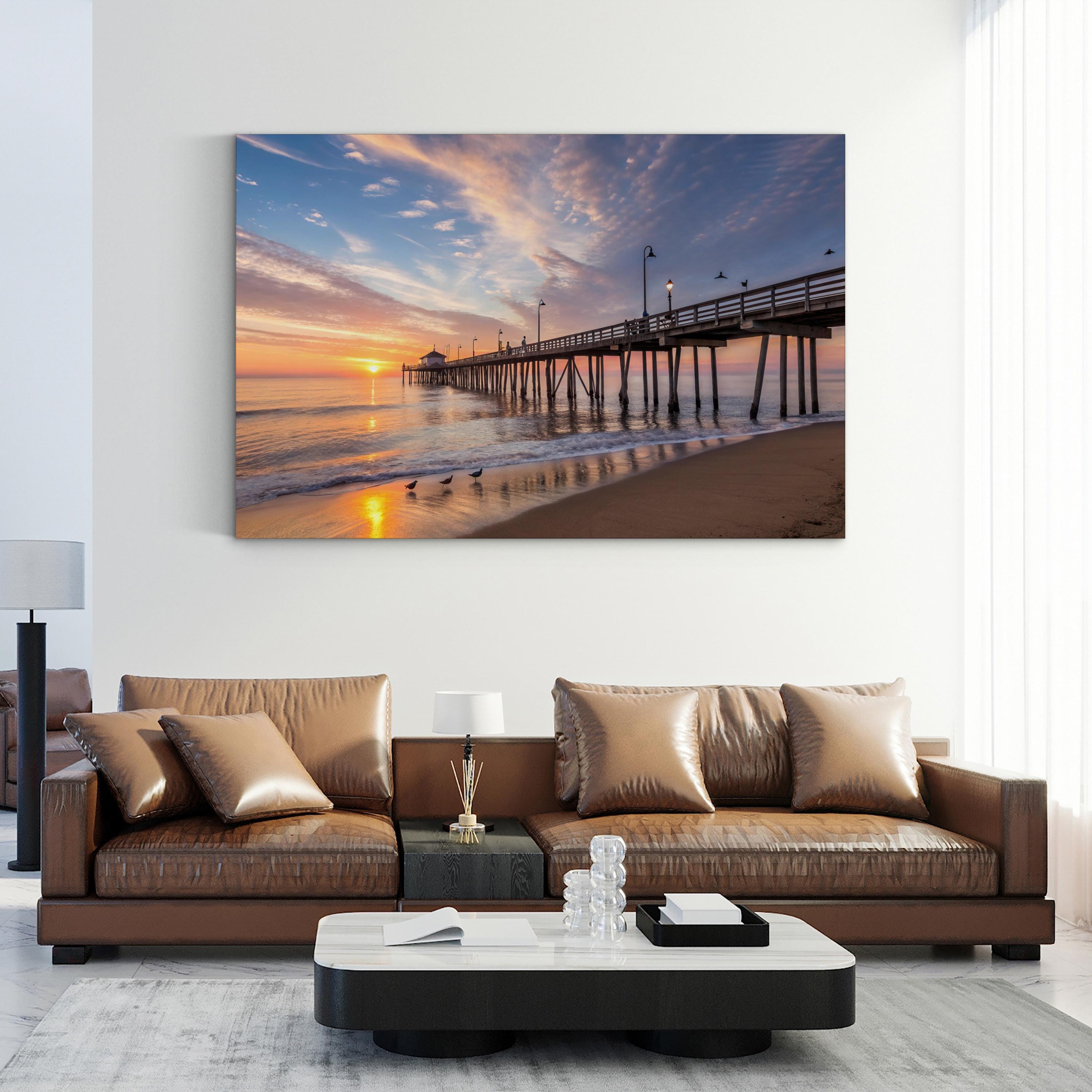 Virginia Beach Sunrise Pier: Virginia Beach, Virginia Coastal Ocean Photography