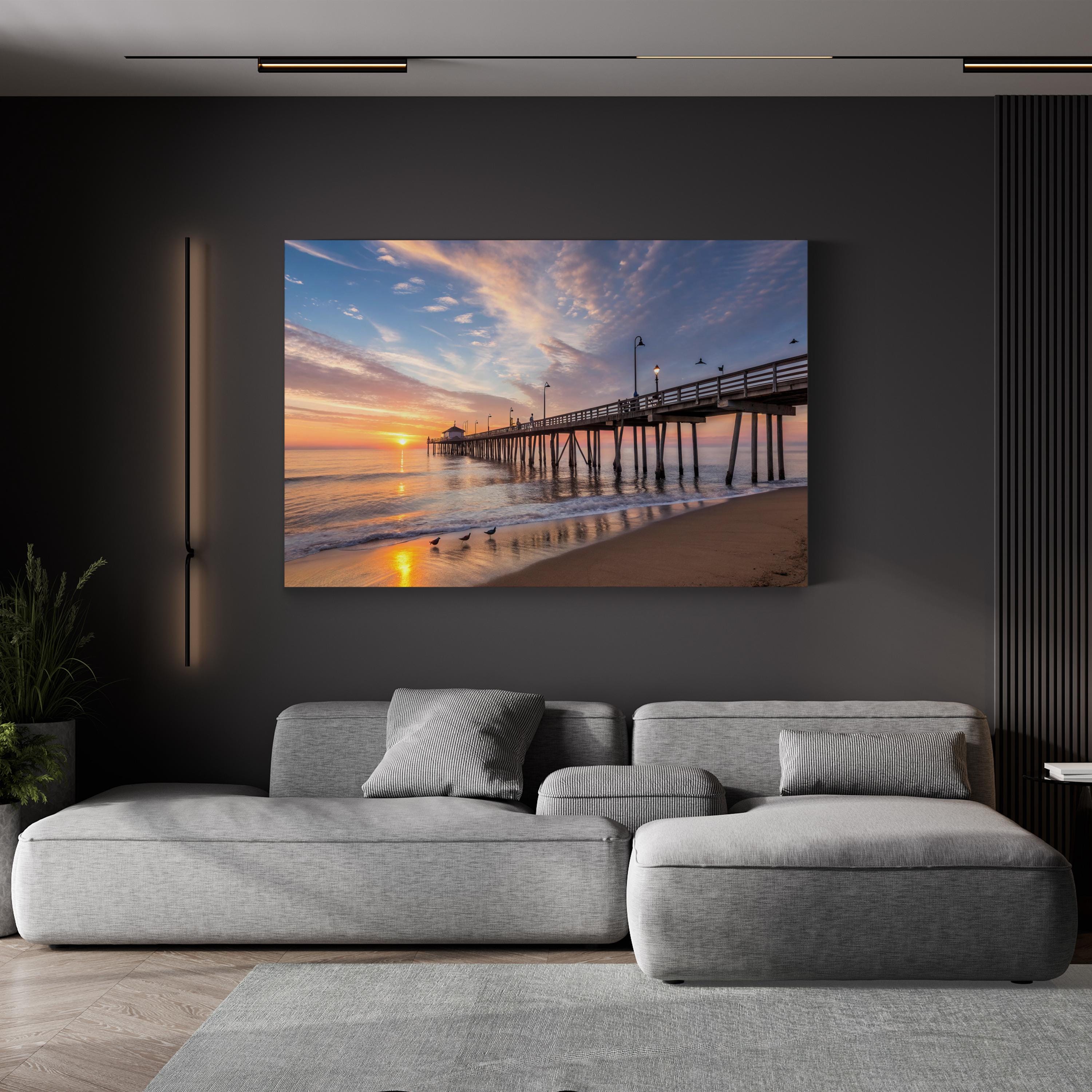 Virginia Beach Sunrise Pier: Virginia Beach, Virginia Coastal Ocean Photography