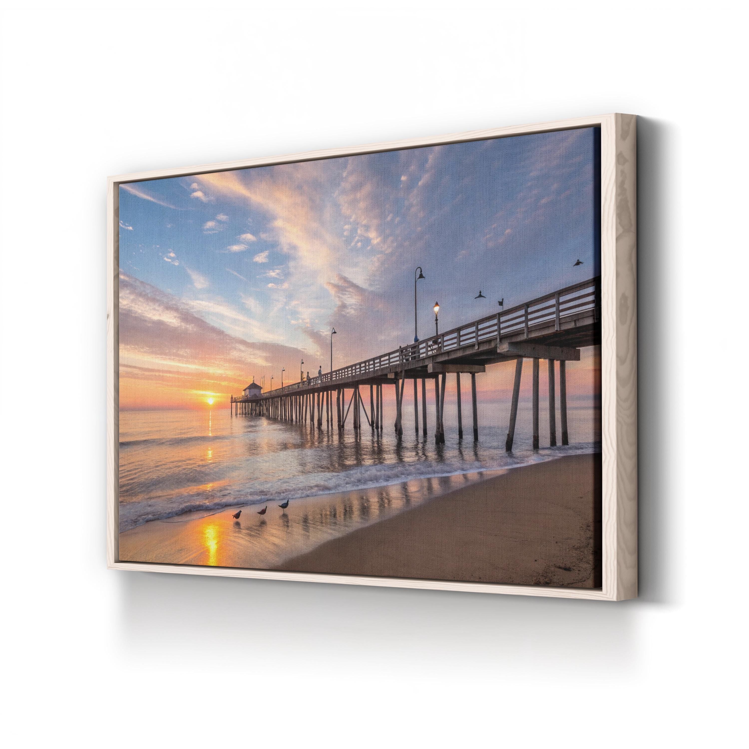 Virginia Beach Sunrise Pier: Virginia Beach, Virginia Coastal Ocean Photography
