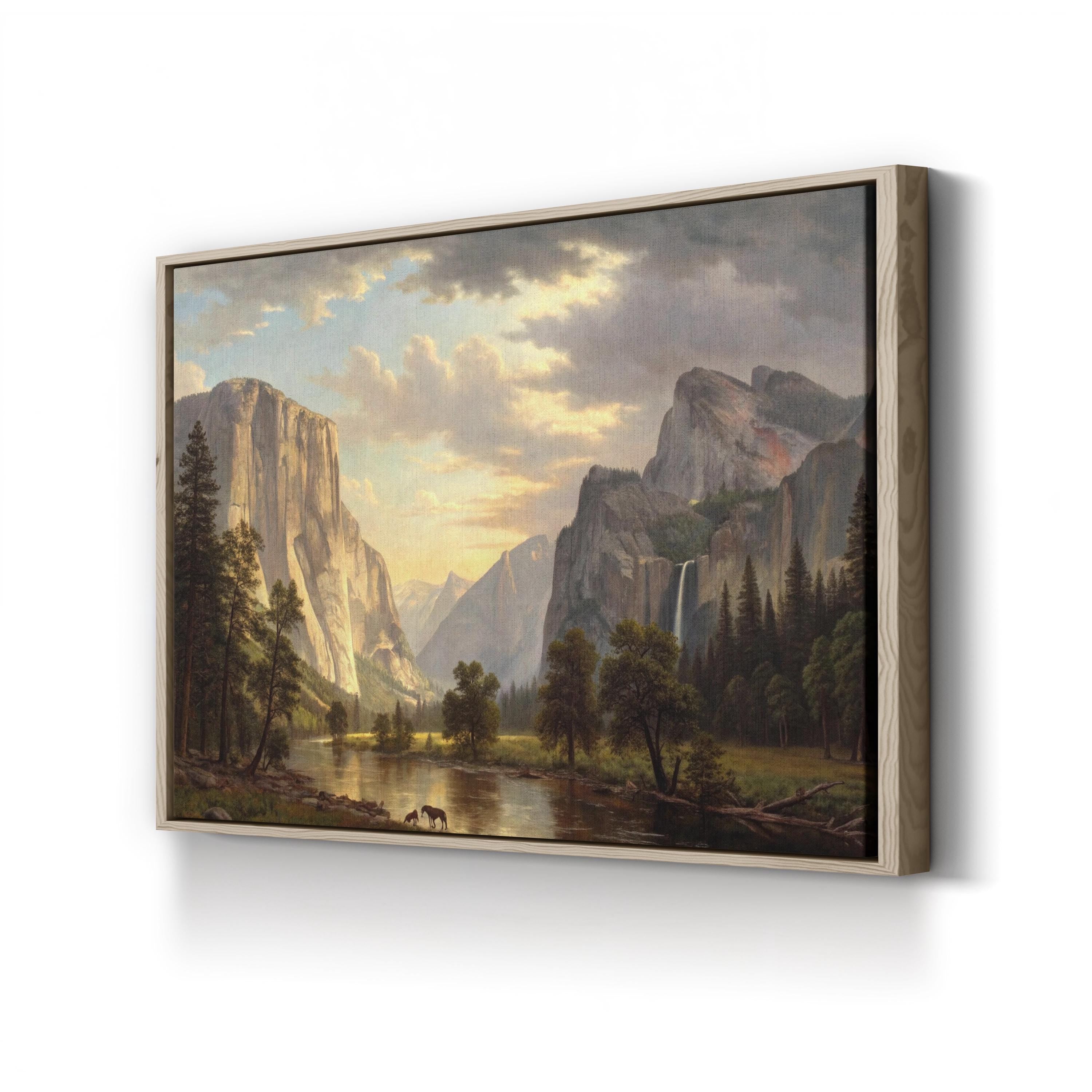 Yosemite Valley – Vintage Photography Wall Art | Mountain Landscape Canvas Print