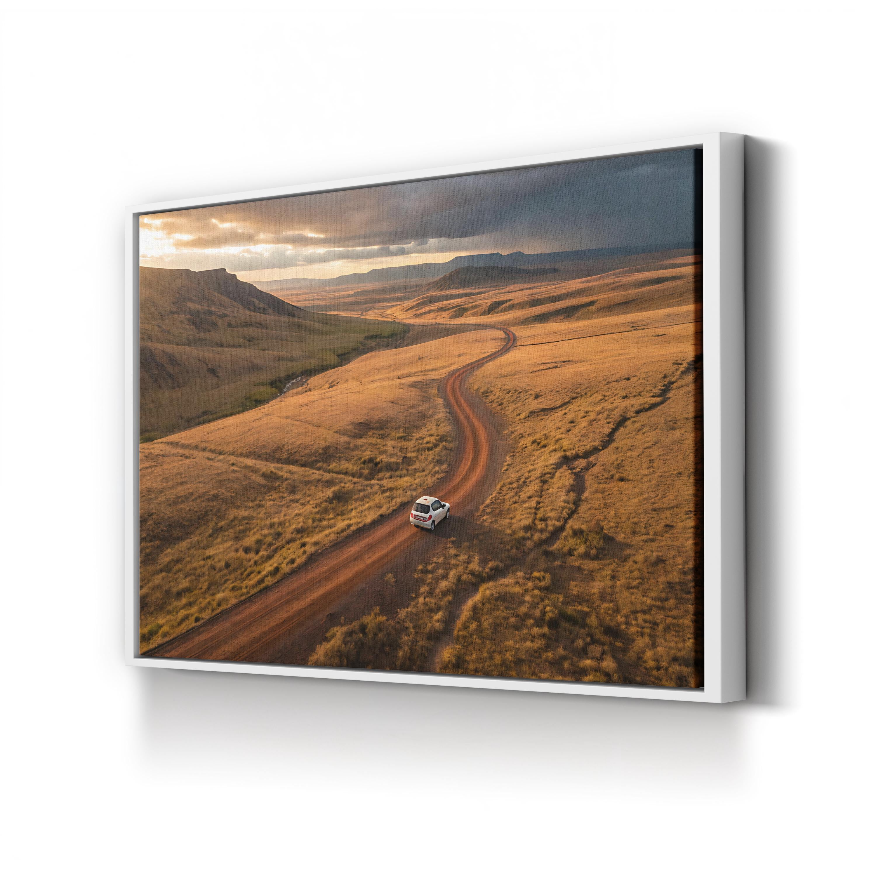 Iceland Mars Volcanic Terrain – Vintage Photography Wall Art | Rugged Landscape Canvas Print