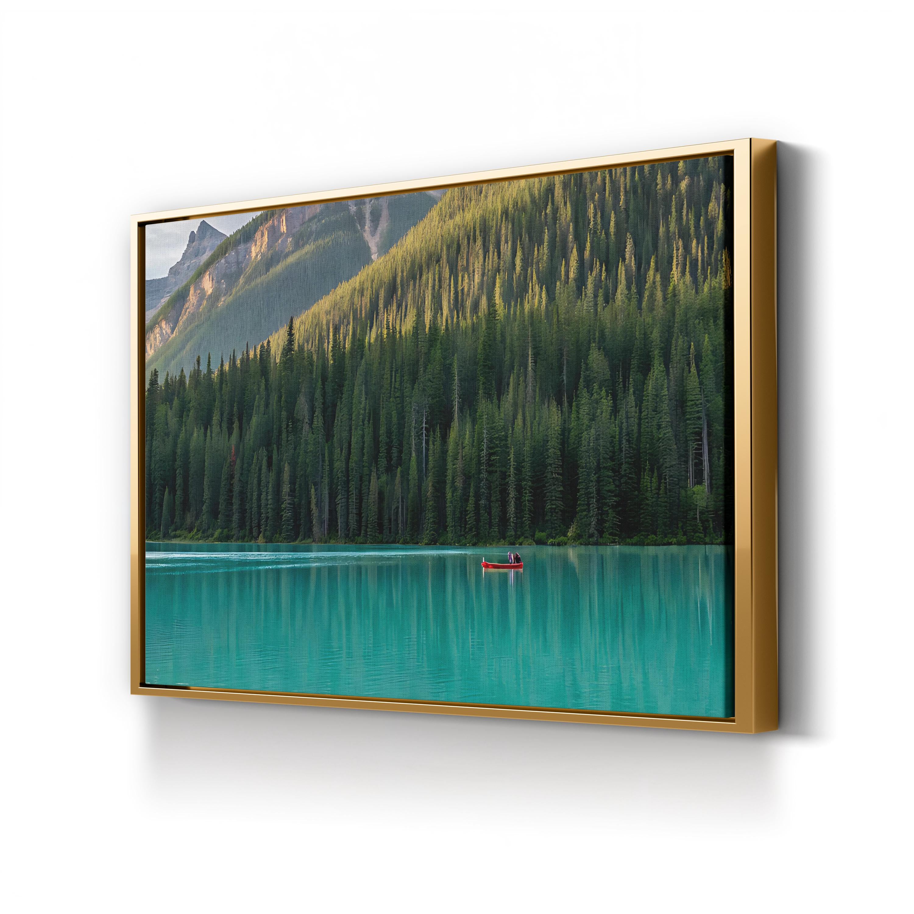 Tranquil River Landscape Canvas Print: Coastal Nature Wall Art